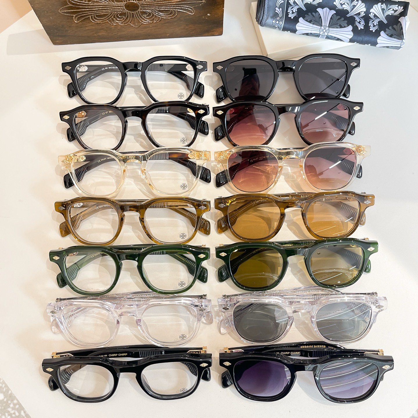 CHROME HEART*⚜️⚜️⚜️MODEL:CHIRPCHIRP⚜️⚜️⚜️SIZE: 50口22