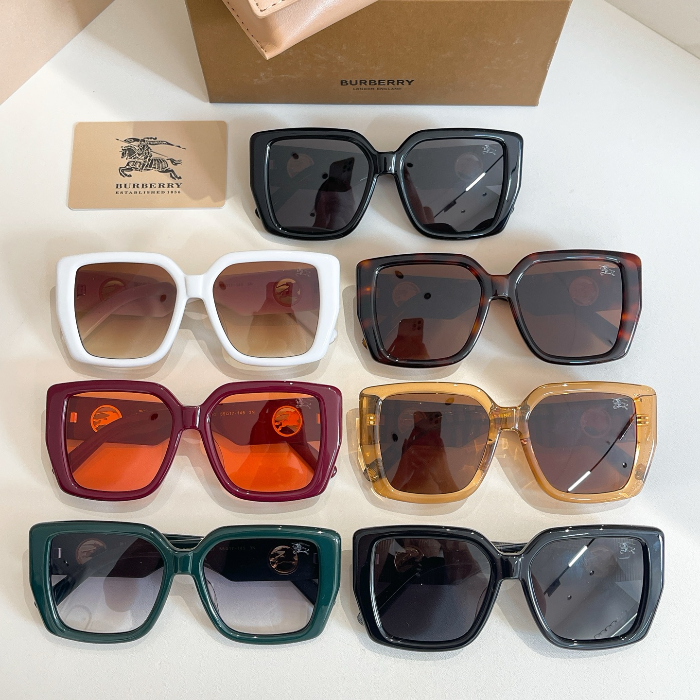 BURBERR*🍁🍁🍁MODEL：B 5881🍁🍁🍁SIZE：55口17-145🍁🍁🍁