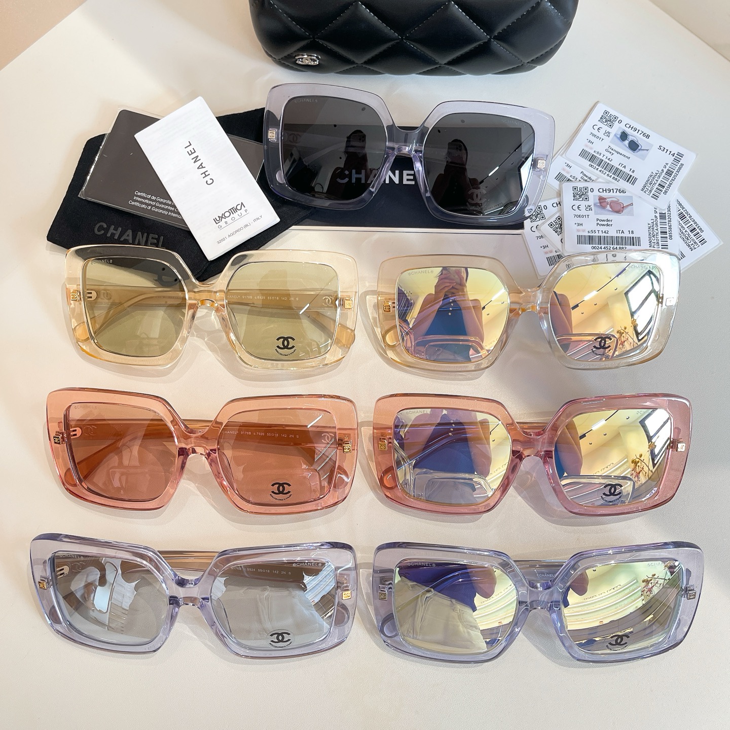 CHANE*🎀🎀🎀MODEL：9176-B🎀🎀🎀SIZE：55口18-142🎀🎀