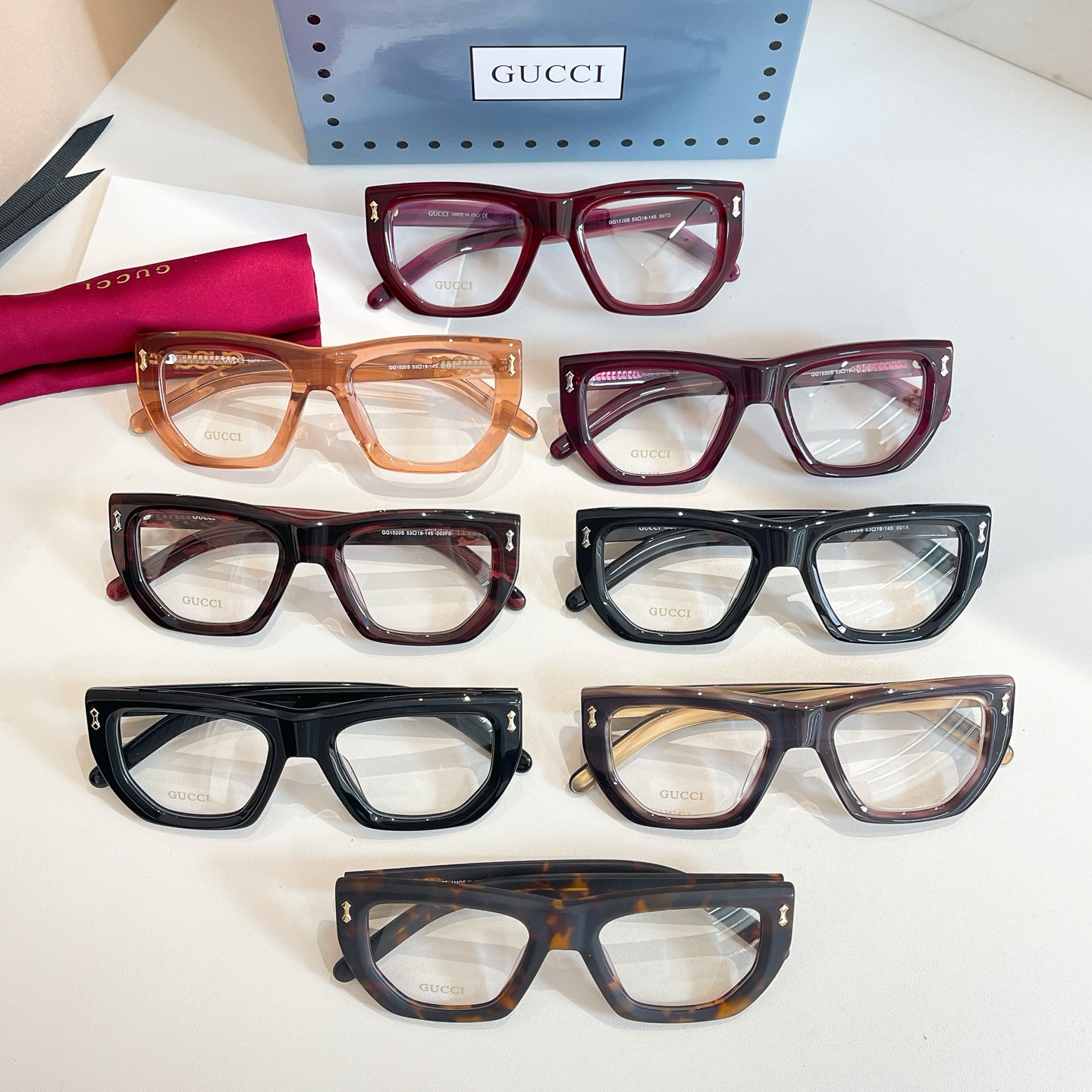 GUCC*🐝🐝🐝MODEL:GG1520S🐝🐝🐝SIZE:53口19-145🐝🐝🐝