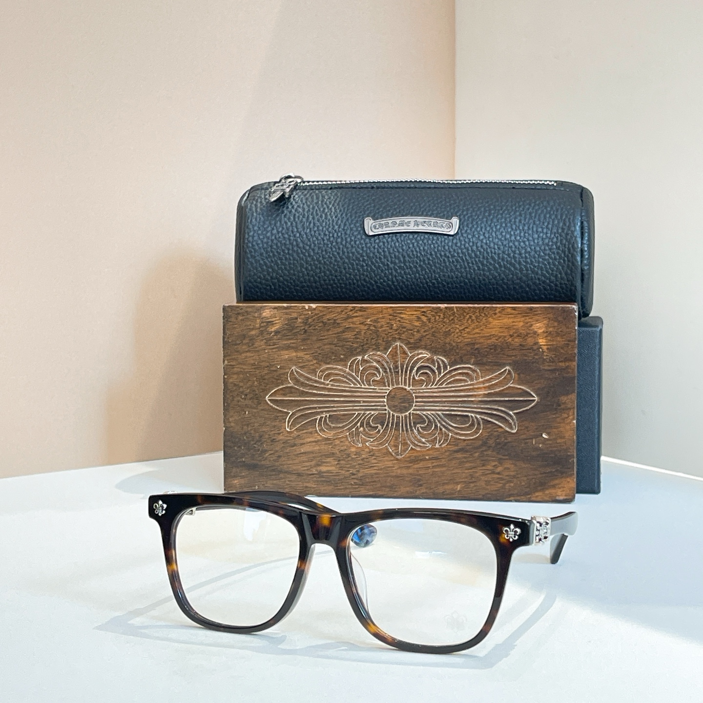 CHROME HEART*⚜️⚜️⚜️MODEL:GRAVY I⚜️⚜️⚜️SIZE: 53口18-14