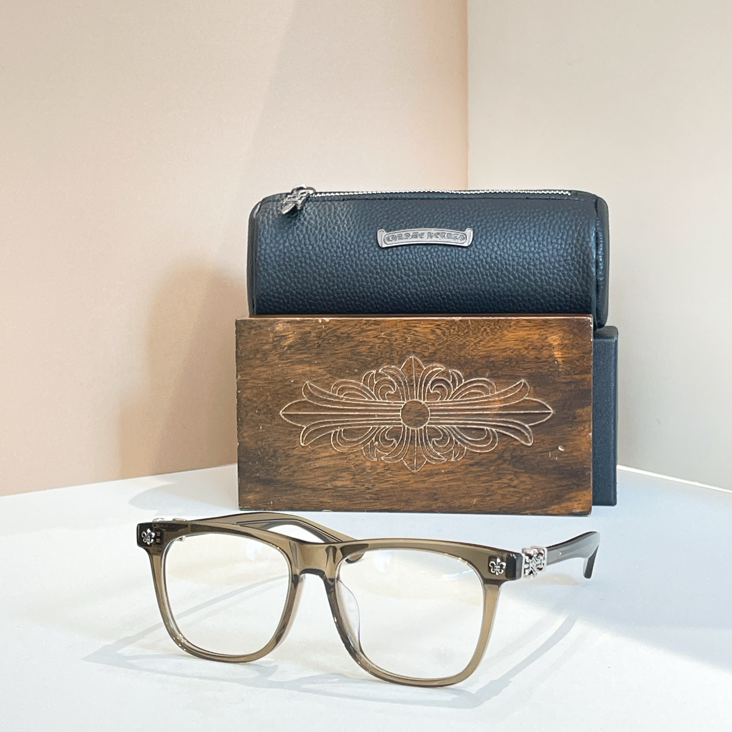 CHROME HEART*⚜️⚜️⚜️MODEL:GRAVY I⚜️⚜️⚜️SIZE: 53口18-14