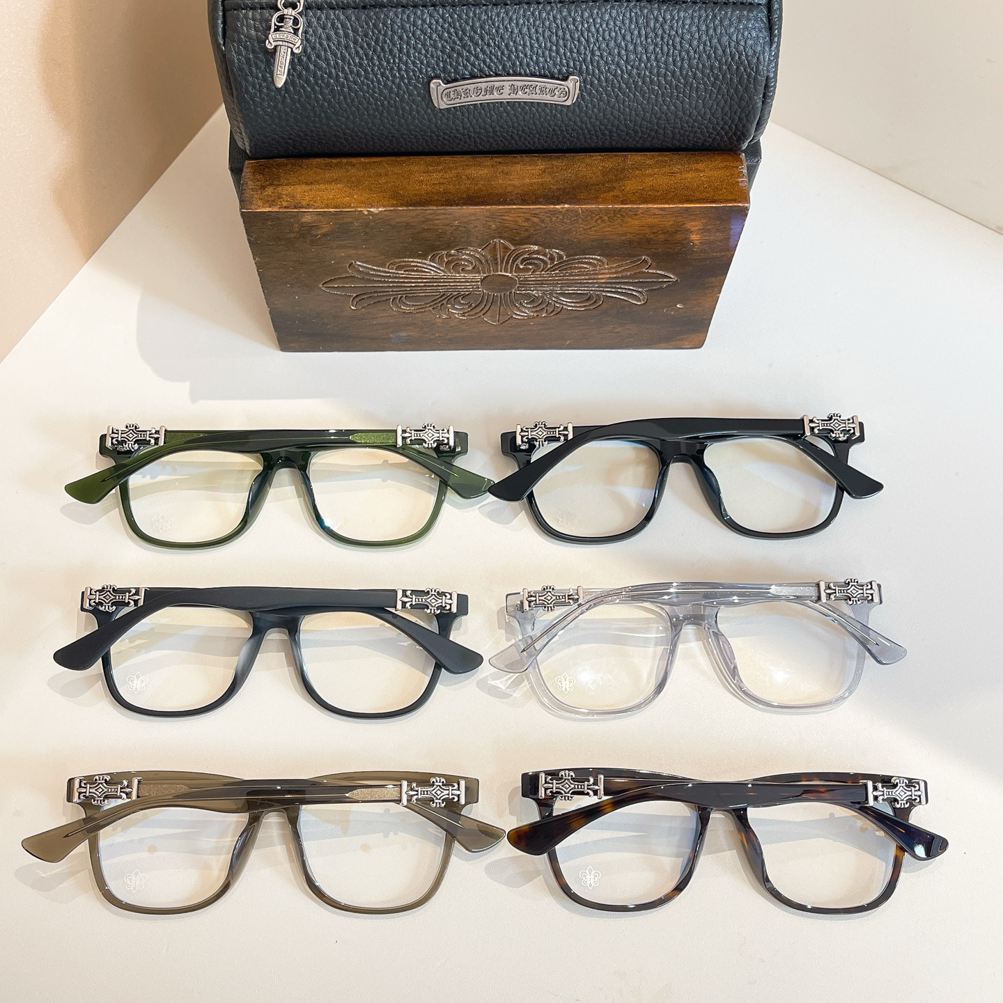 CHROME HEART*⚜️⚜️⚜️MODEL:GRAVY I⚜️⚜️⚜️SIZE: 53口18-14