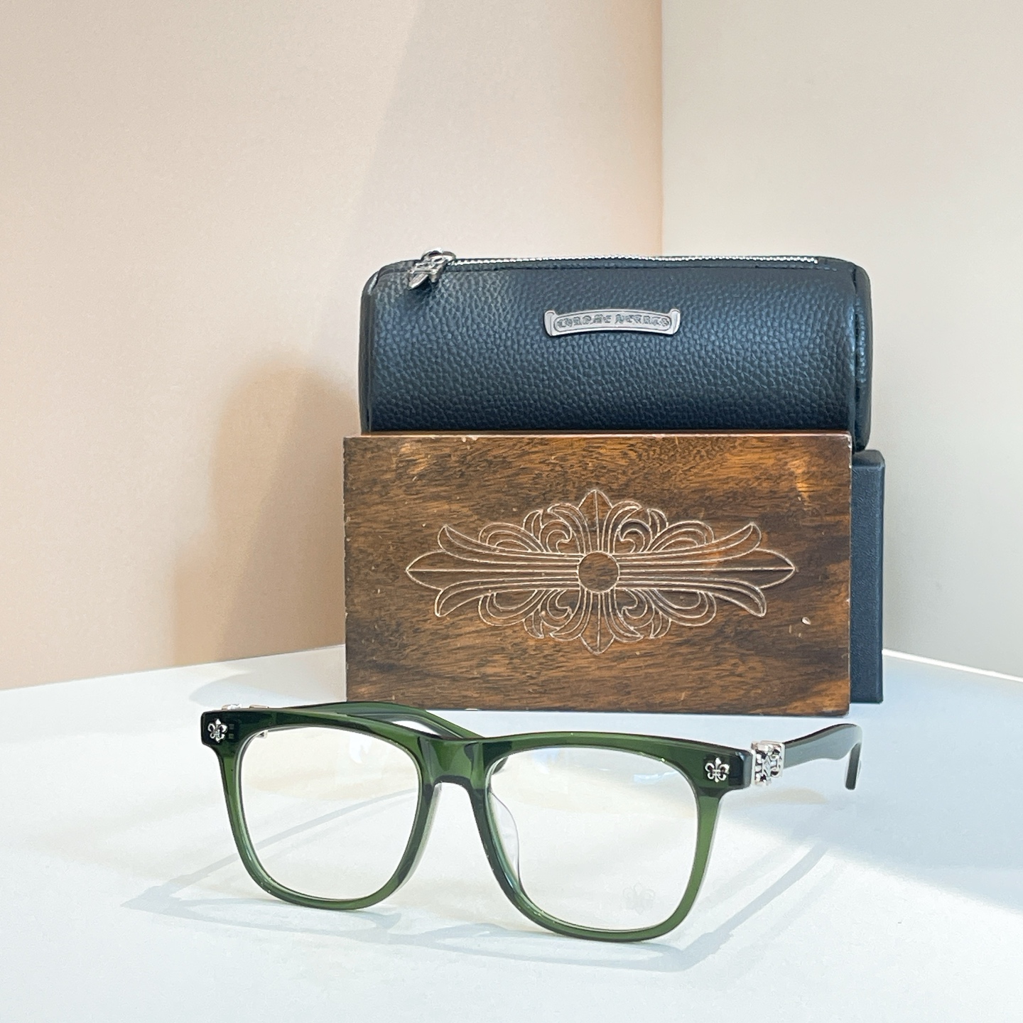 CHROME HEART*⚜️⚜️⚜️MODEL:GRAVY I⚜️⚜️⚜️SIZE: 53口18-14