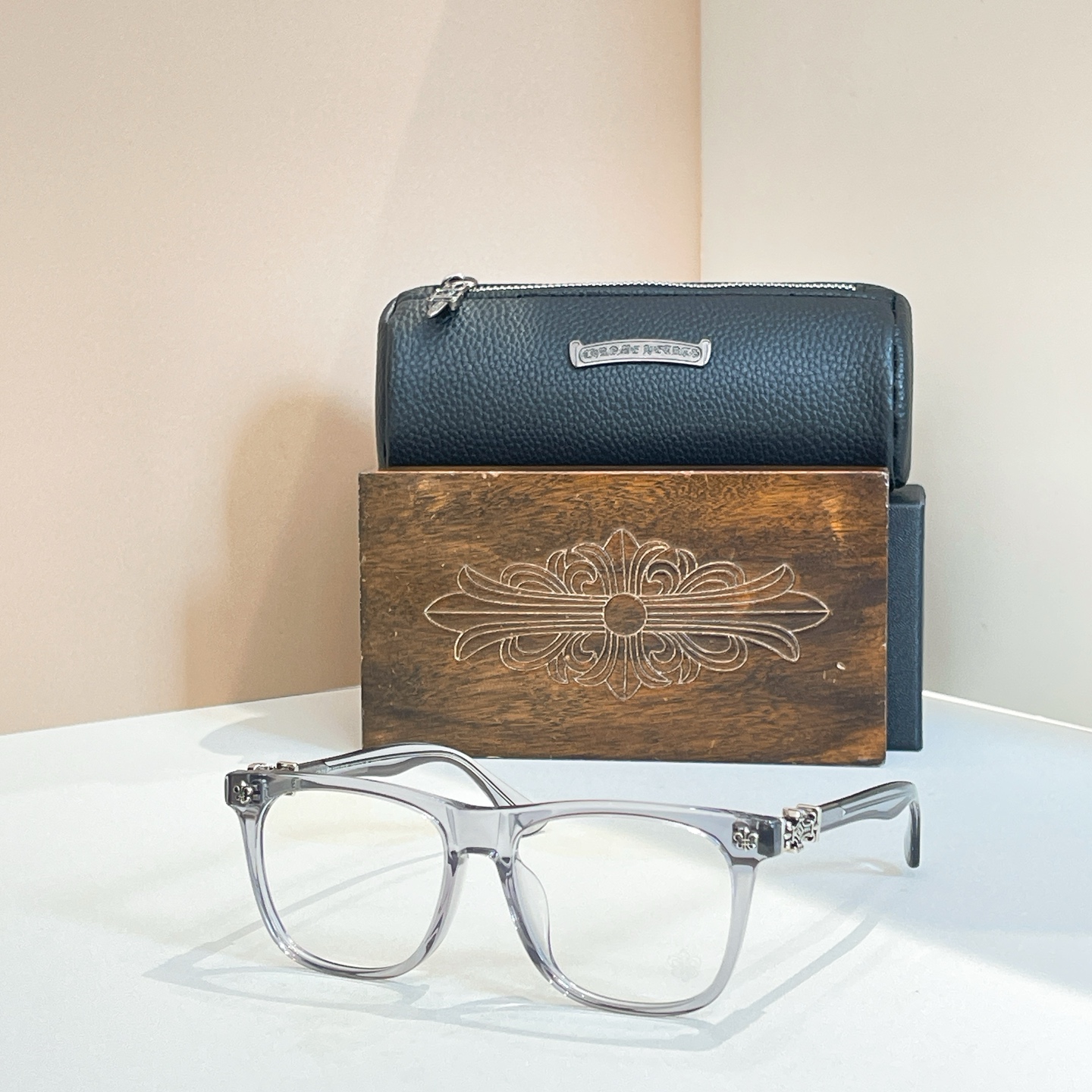 CHROME HEART*⚜️⚜️⚜️MODEL:GRAVY I⚜️⚜️⚜️SIZE: 53口18-14