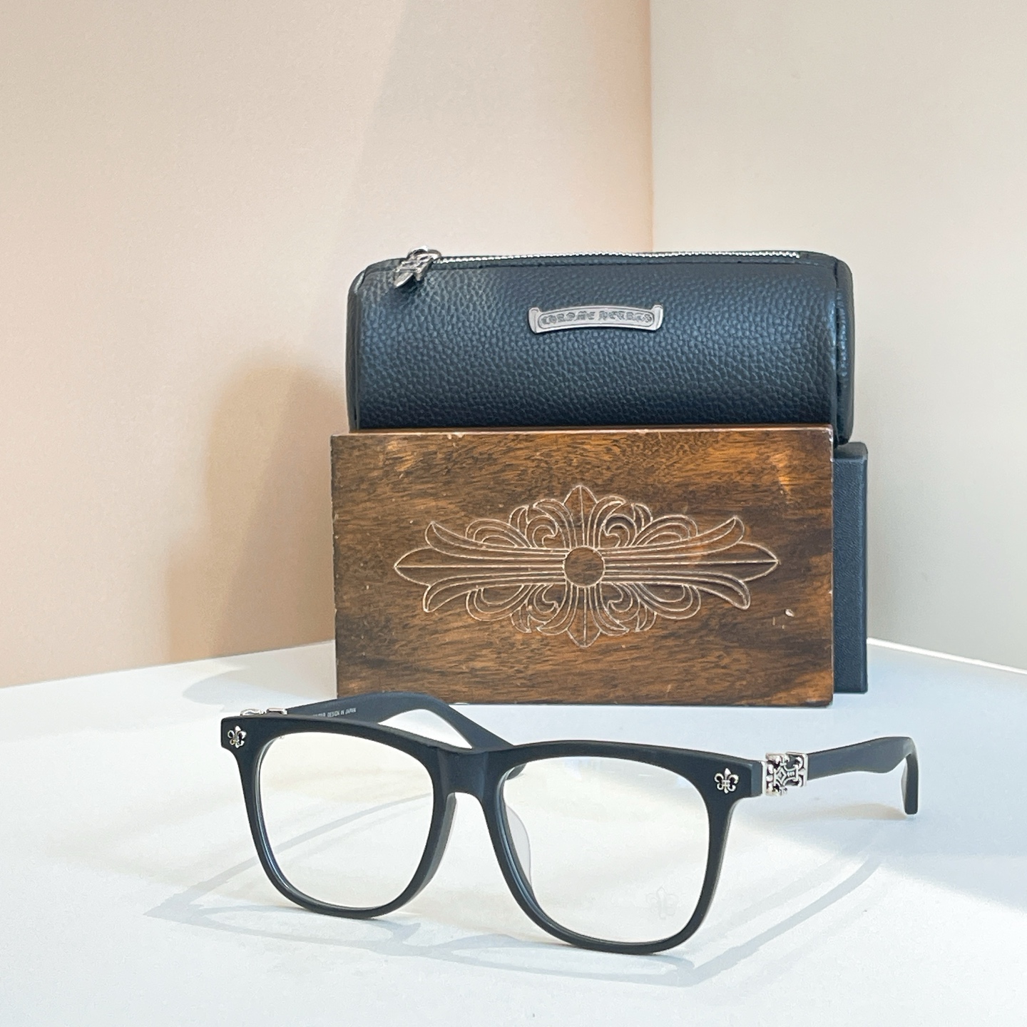 CHROME HEART*⚜️⚜️⚜️MODEL:GRAVY I⚜️⚜️⚜️SIZE: 53口18-14