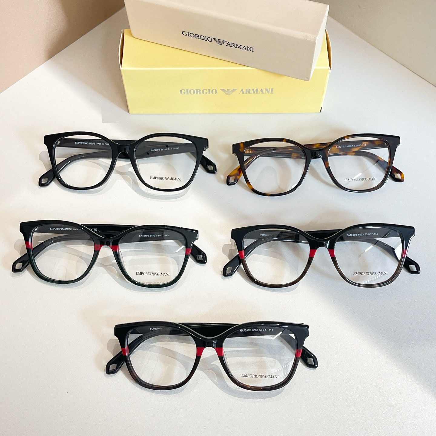 EMPORIO ARMAN*💫💫💫MODEL：EA7246U💫💫💫SIZE：53口17-145💫💫💫