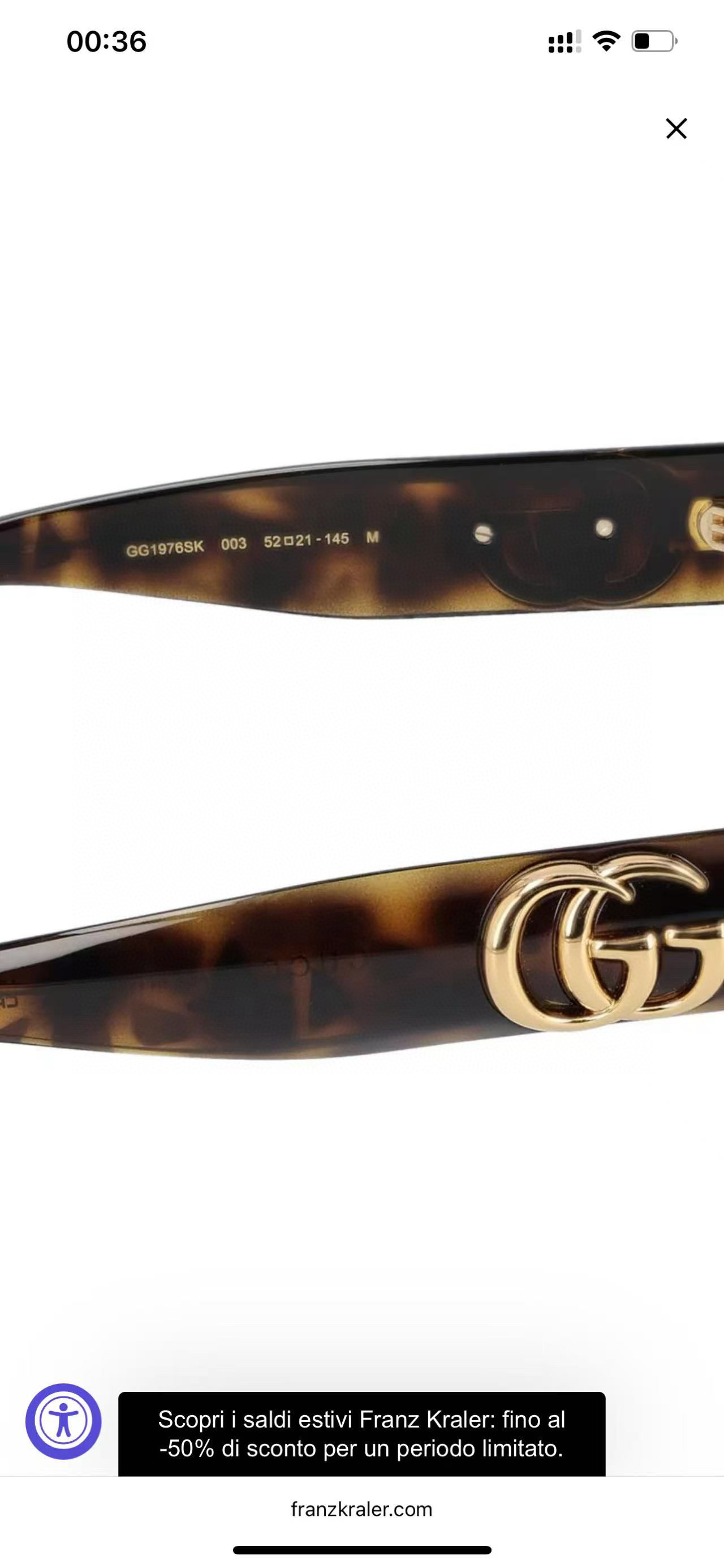 GUCC*✨✨MODEL：GG1976SK✨✨✨ SIZE：52口21-145✨✨ ✨