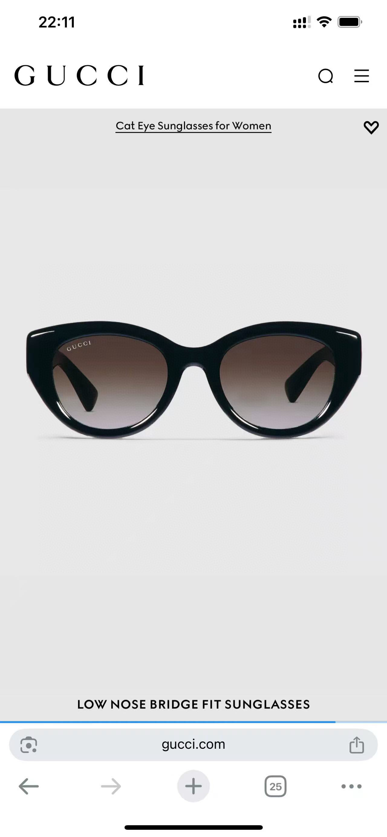 GUCC*✨✨MODEL：GG1976SK✨✨✨ SIZE：52口21-145✨✨ ✨