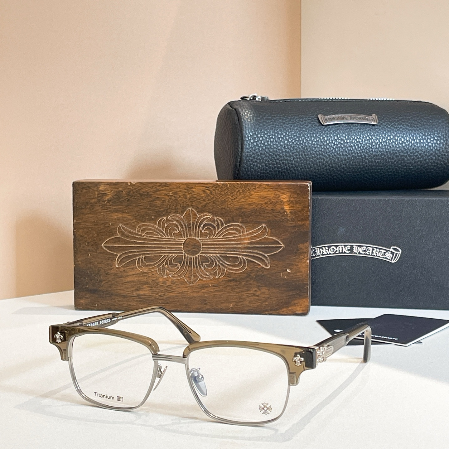 CHROME HEART*⚜️⚜️⚜️MODEL:8878⚜️⚜️⚜️SIZE: 55口18-155⚜️