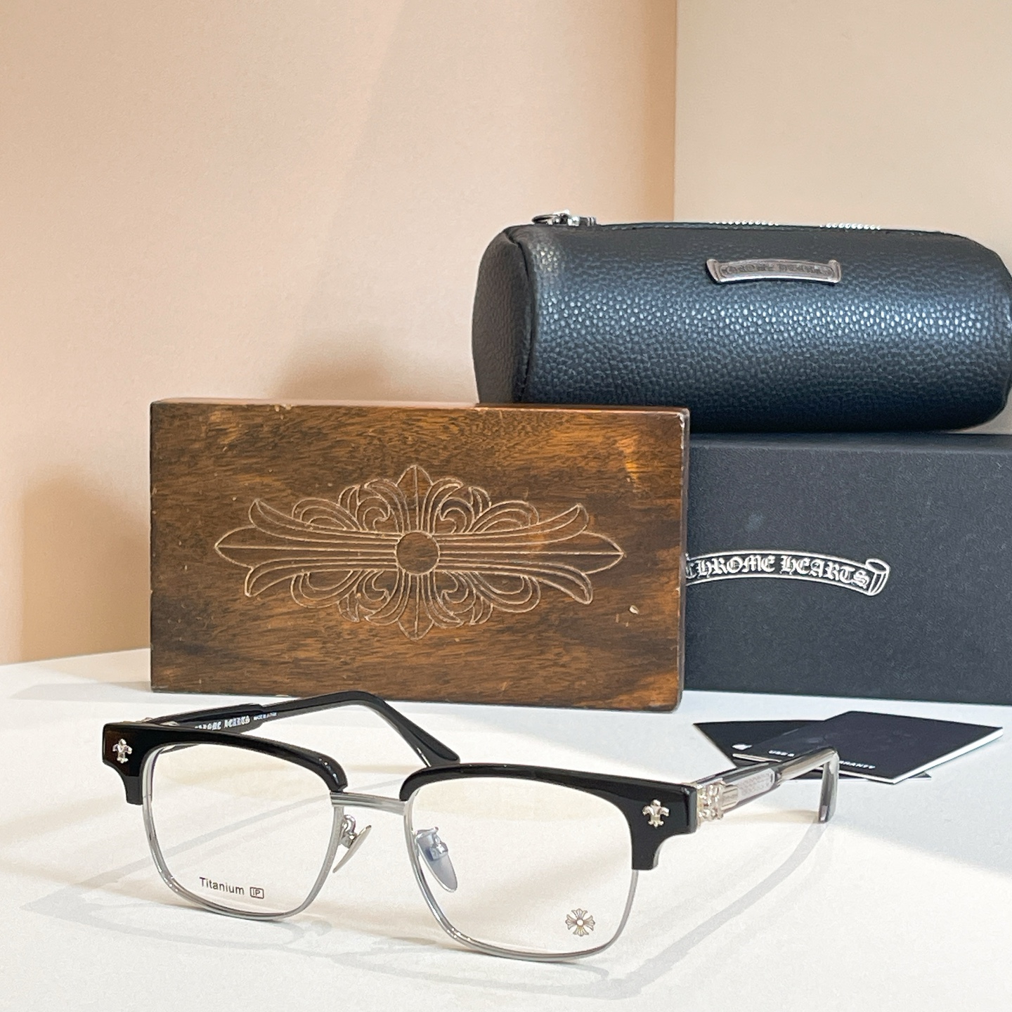 CHROME HEART*⚜️⚜️⚜️MODEL:8878⚜️⚜️⚜️SIZE: 55口18-155⚜️