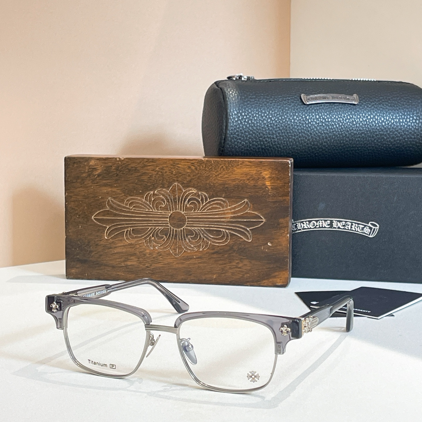 CHROME HEART*⚜️⚜️⚜️MODEL:8878⚜️⚜️⚜️SIZE: 55口18-155⚜️