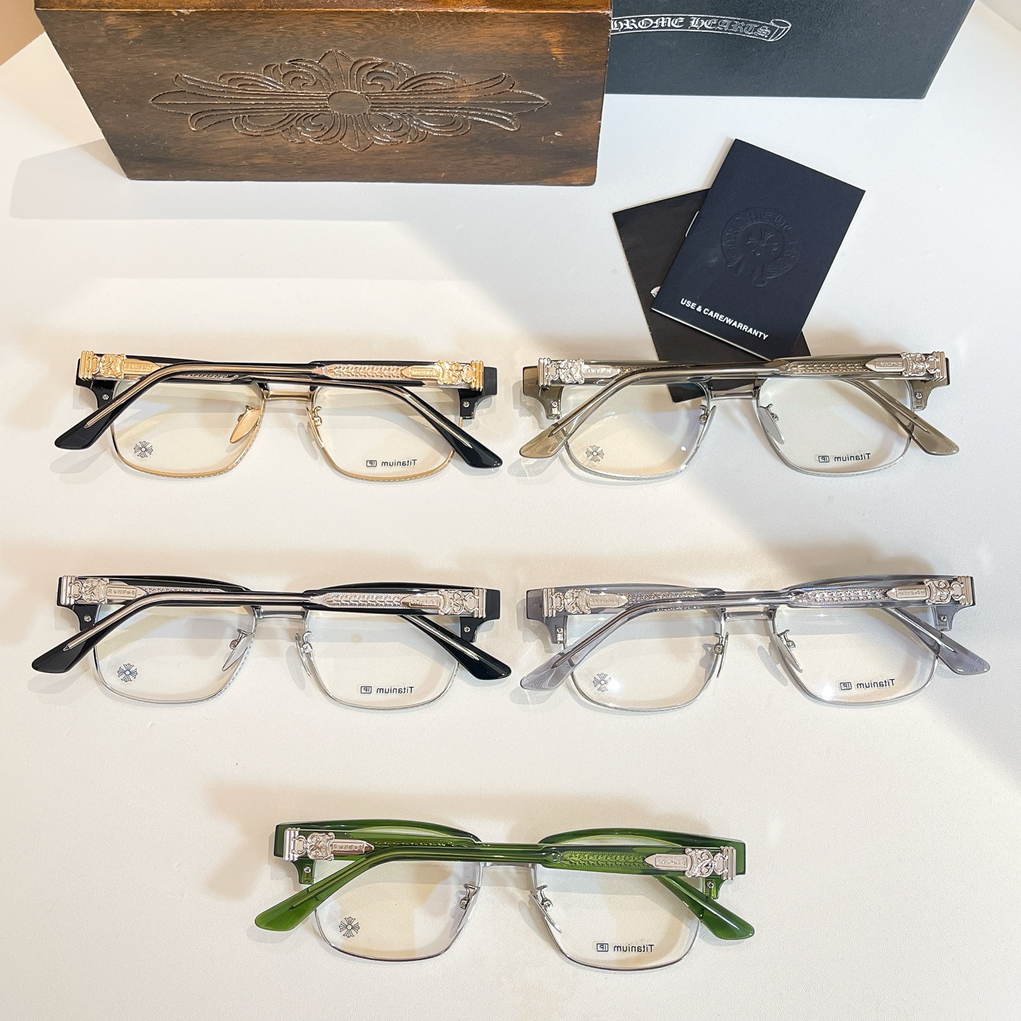 CHROME HEART*⚜️⚜️⚜️MODEL:8878⚜️⚜️⚜️SIZE: 55口18-155⚜️