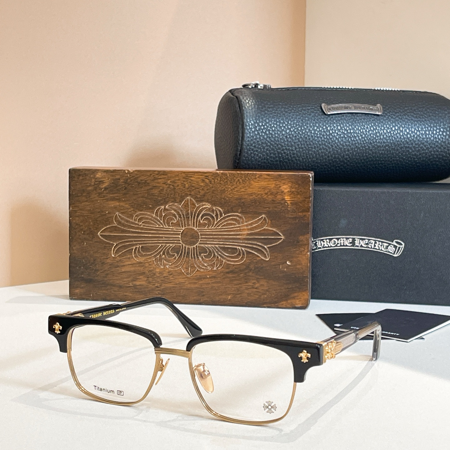 CHROME HEART*⚜️⚜️⚜️MODEL:8878⚜️⚜️⚜️SIZE: 55口18-155⚜️