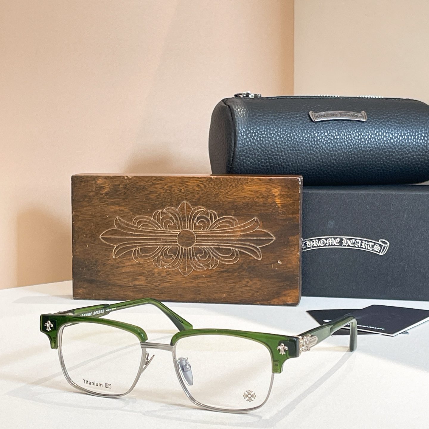 CHROME HEART*⚜️⚜️⚜️MODEL:8878⚜️⚜️⚜️SIZE: 55口18-155⚜️