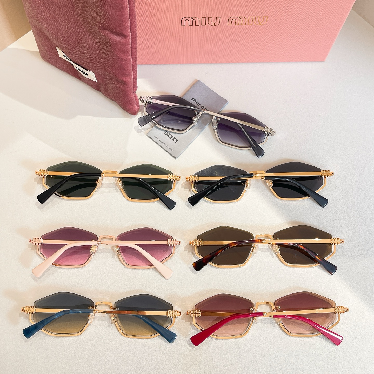 MIU MI*🎀🎀🎀MODEL:MU 1746S🎀🎀🎀SIZE：55口18-145🎀🎀🎀