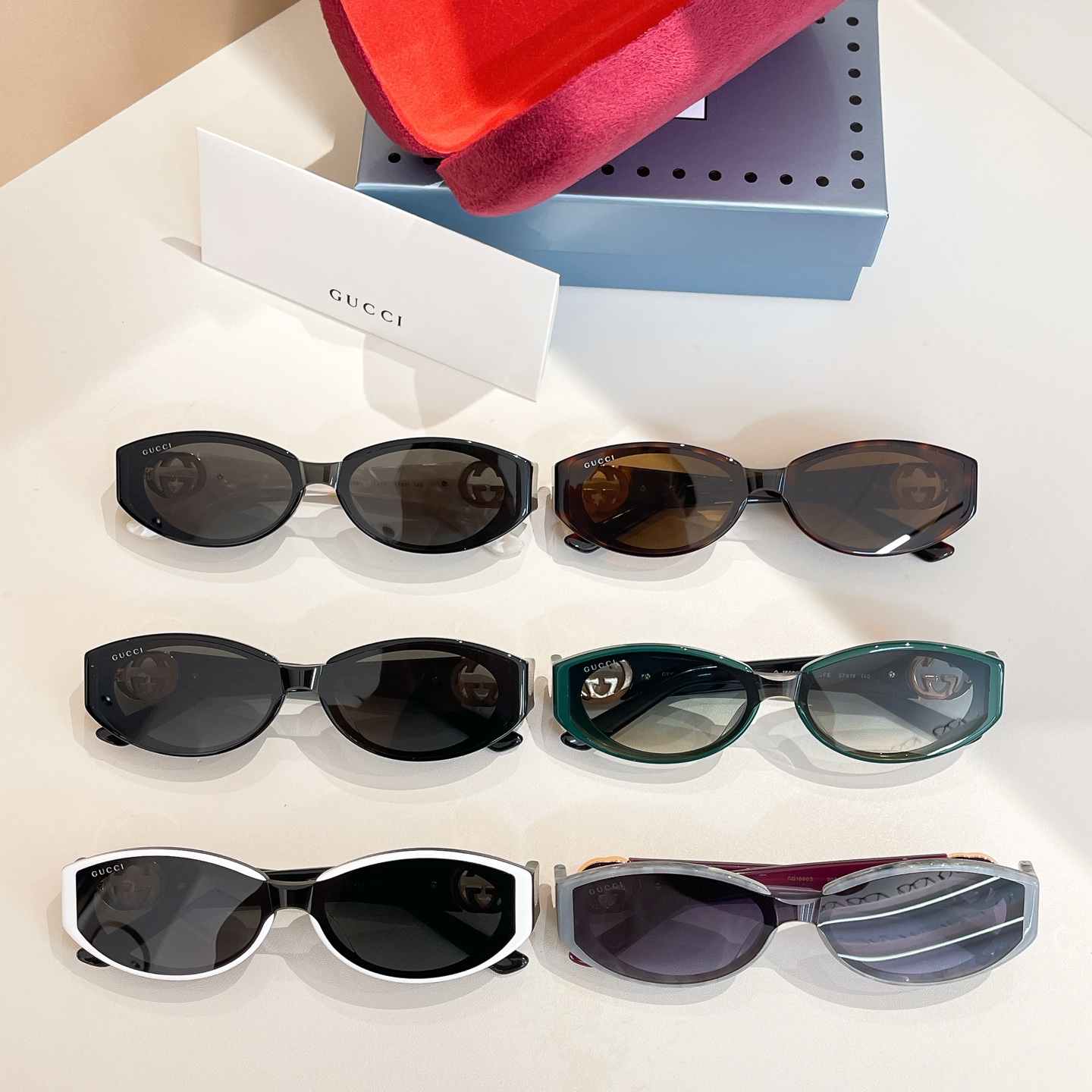 GUCC*✨✨MODEL：GG1660S✨✨✨ SIZE：57口19-140✨✨ ✨