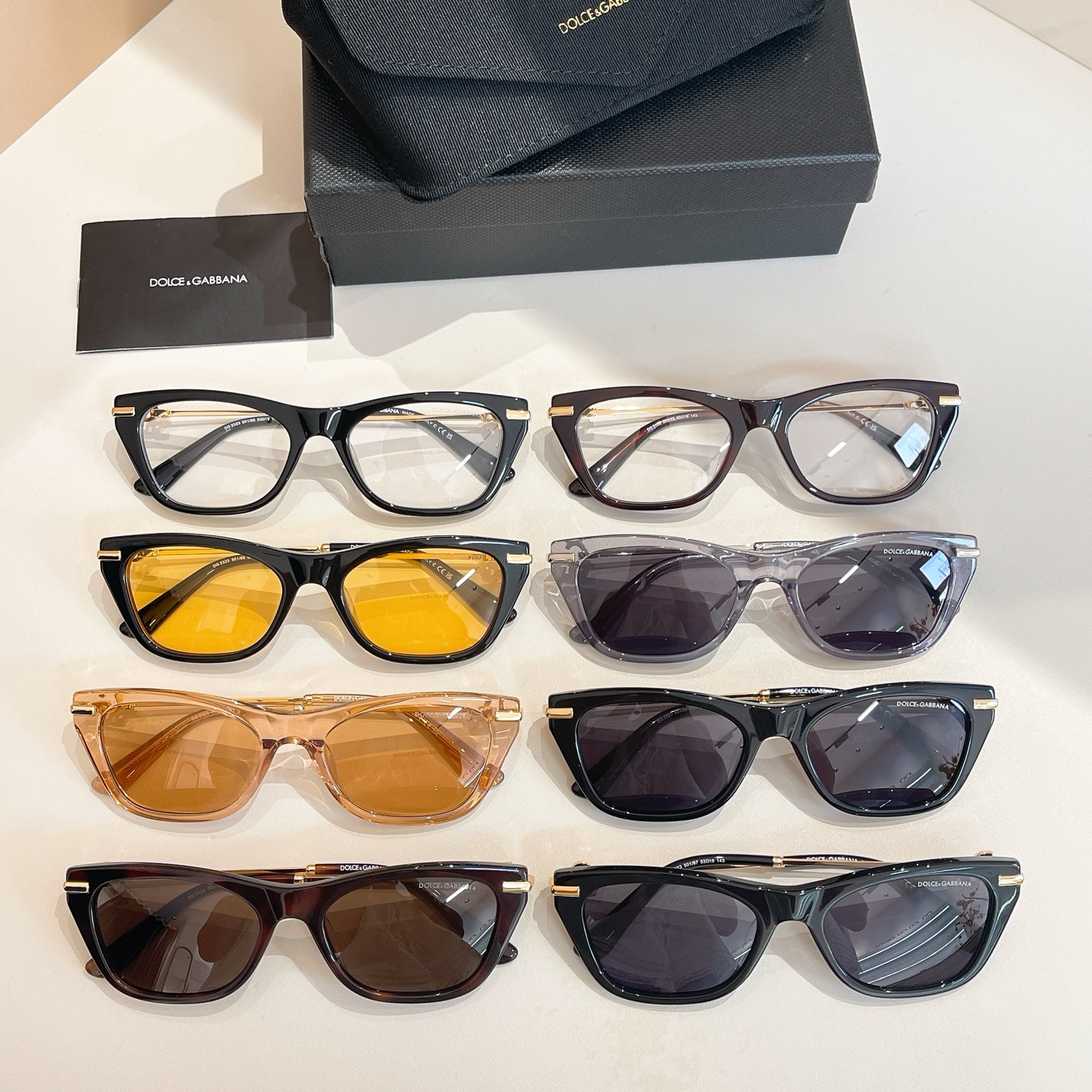 DOLCE & GABBAN*🌟🌟🌟MODEL：DG2323🌟🌟🌟SIZE:53口19-143🌟🌟🌟