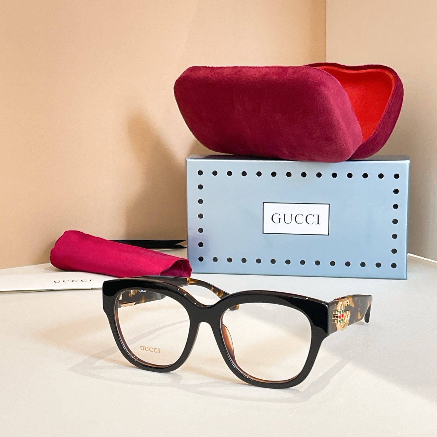 GUCC*✨✨MODEL：GG1550SK✨✨✨ SIZE：55口20-145✨✨ ✨