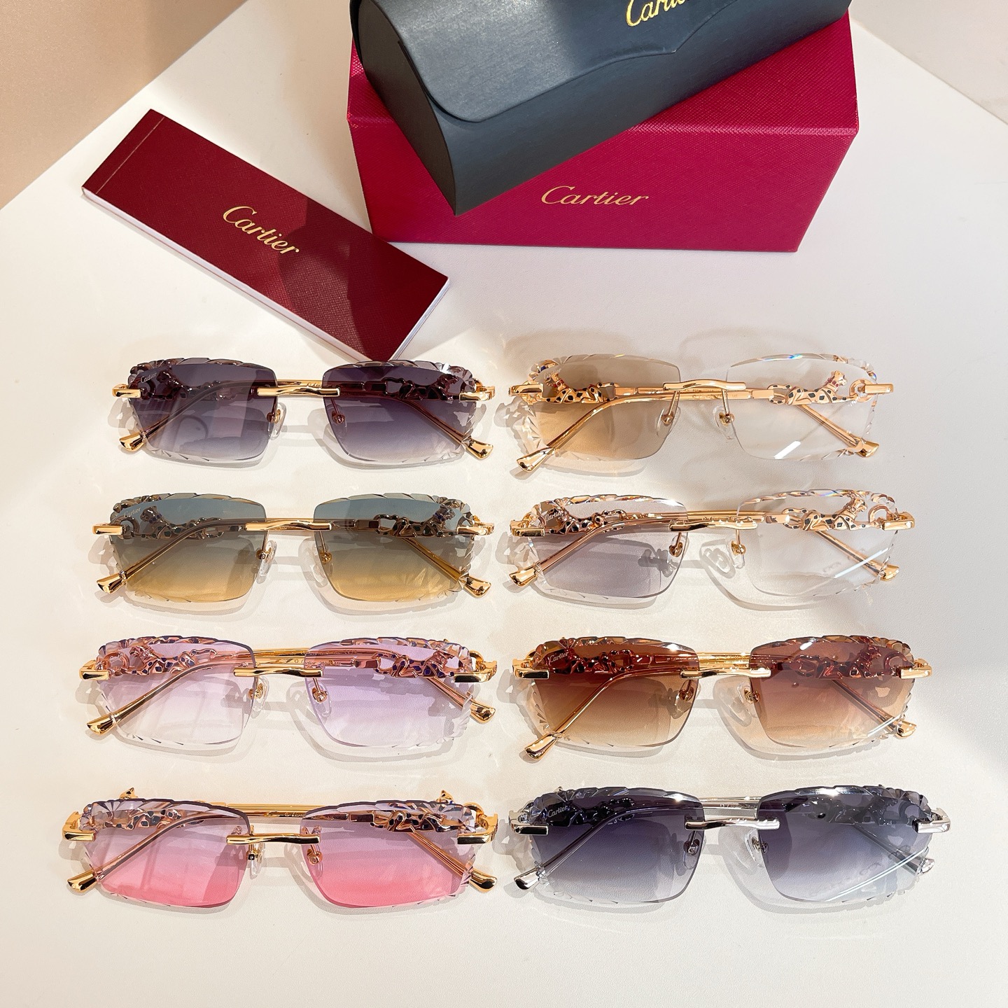 Cartie*✨✨✨MODEL：CT01821O✨✨✨SIZE: 145✨✨✨太阳镜，变色片