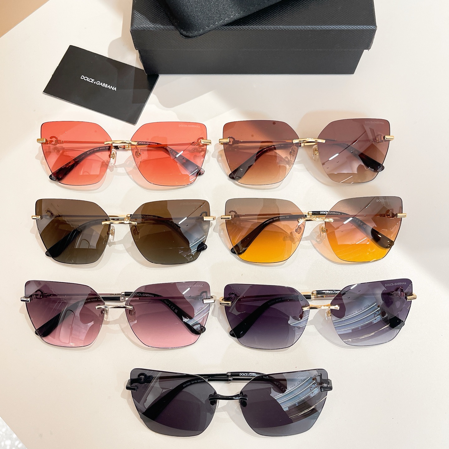 DOLCE & GABBAN*🌟🌟🌟MODEL：DG2321🌟🌟🌟SIZE:62口14-143🌟🌟🌟