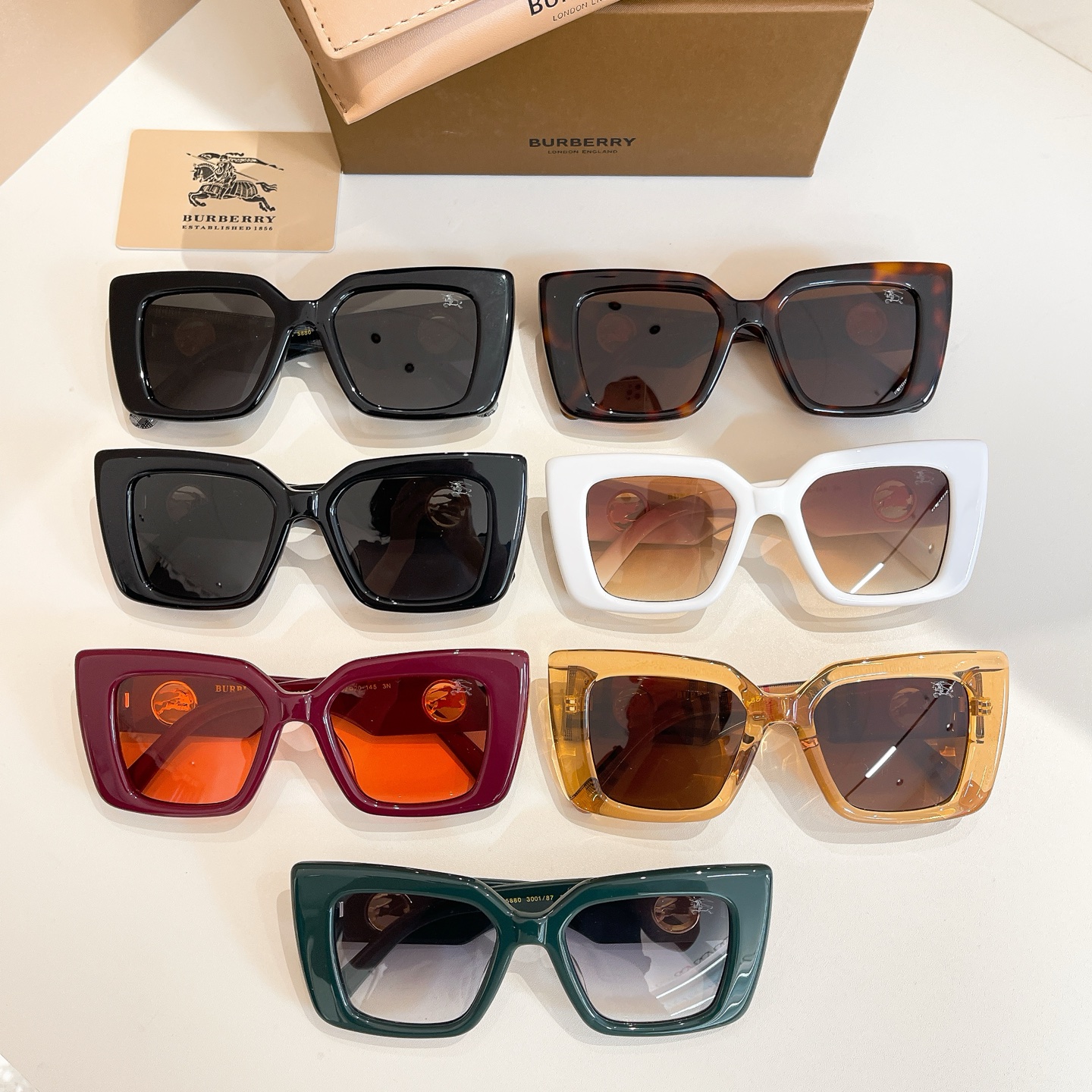 BURBERR*🍁🍁🍁MODEL：B 5880🍁🍁🍁SIZE：52口20-145🍁🍁🍁