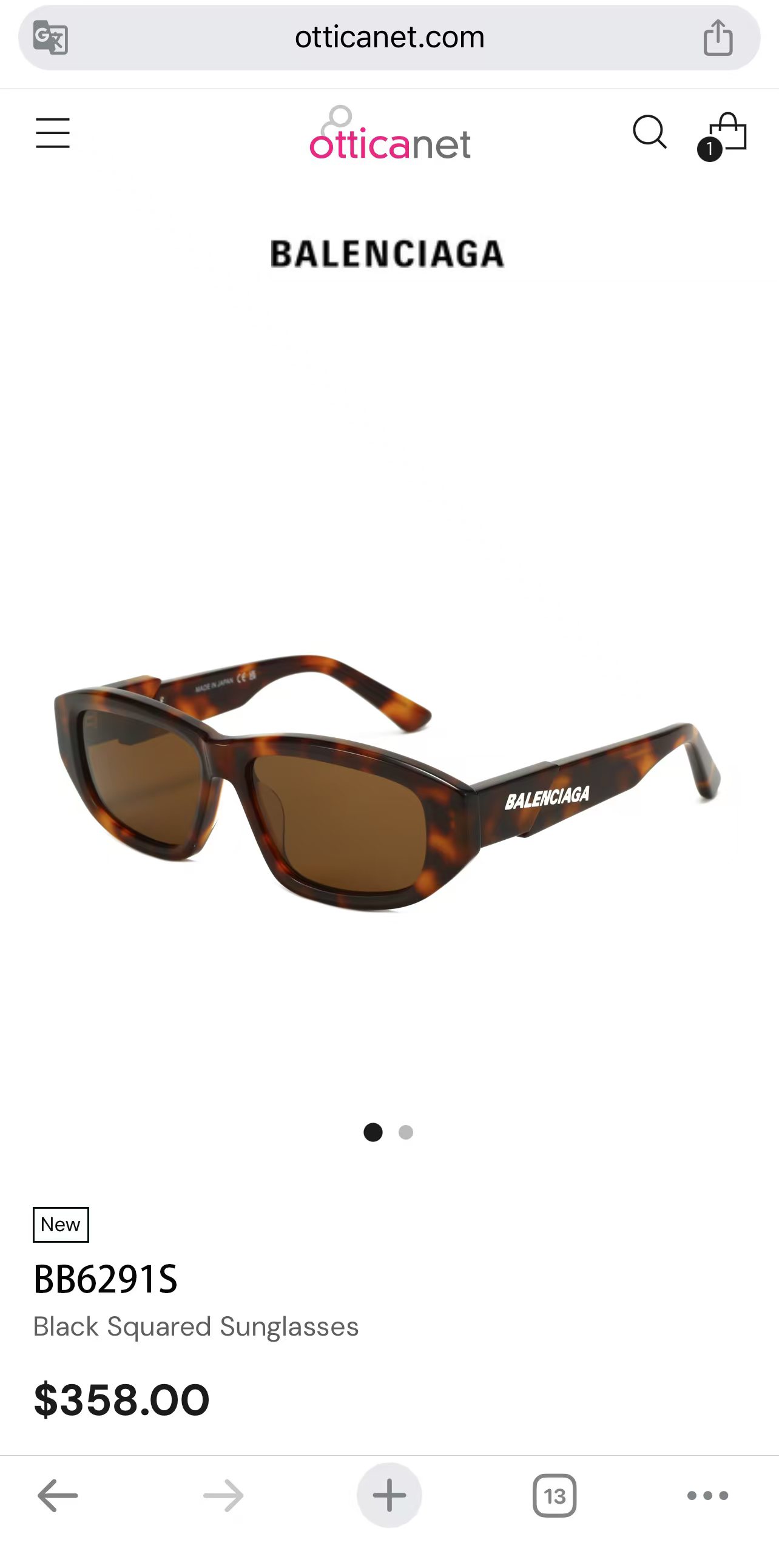 BALENCIAG*巴黎*世家⚜️⚜️⚜️MODEL：BB6291S⚜️⚜️⚜️SIZE：56口15-1