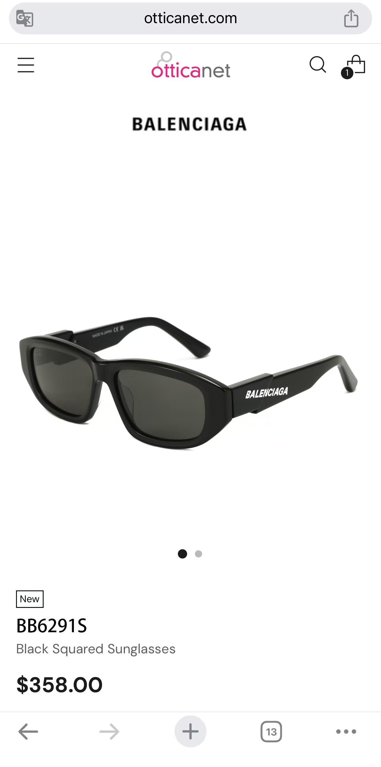 BALENCIAG*巴黎*世家⚜️⚜️⚜️MODEL：BB6291S⚜️⚜️⚜️SIZE：56口15-1