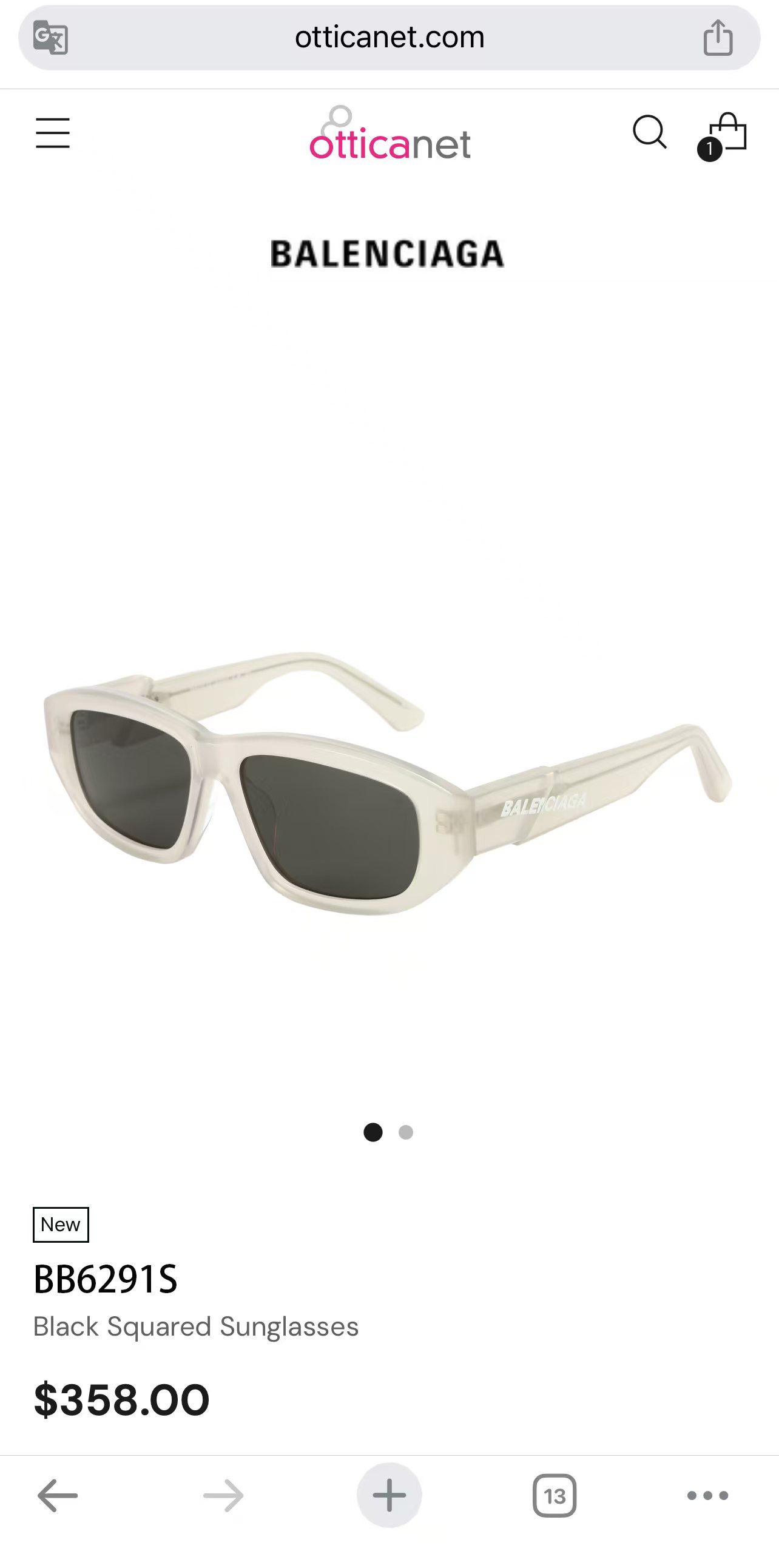 BALENCIAG*巴黎*世家⚜️⚜️⚜️MODEL：BB6291S⚜️⚜️⚜️SIZE：56口15-1