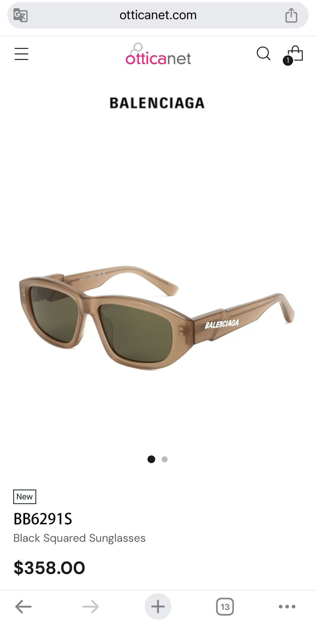 BALENCIAG*巴黎*世家⚜️⚜️⚜️MODEL：BB6291S⚜️⚜️⚜️SIZE：56口15-1