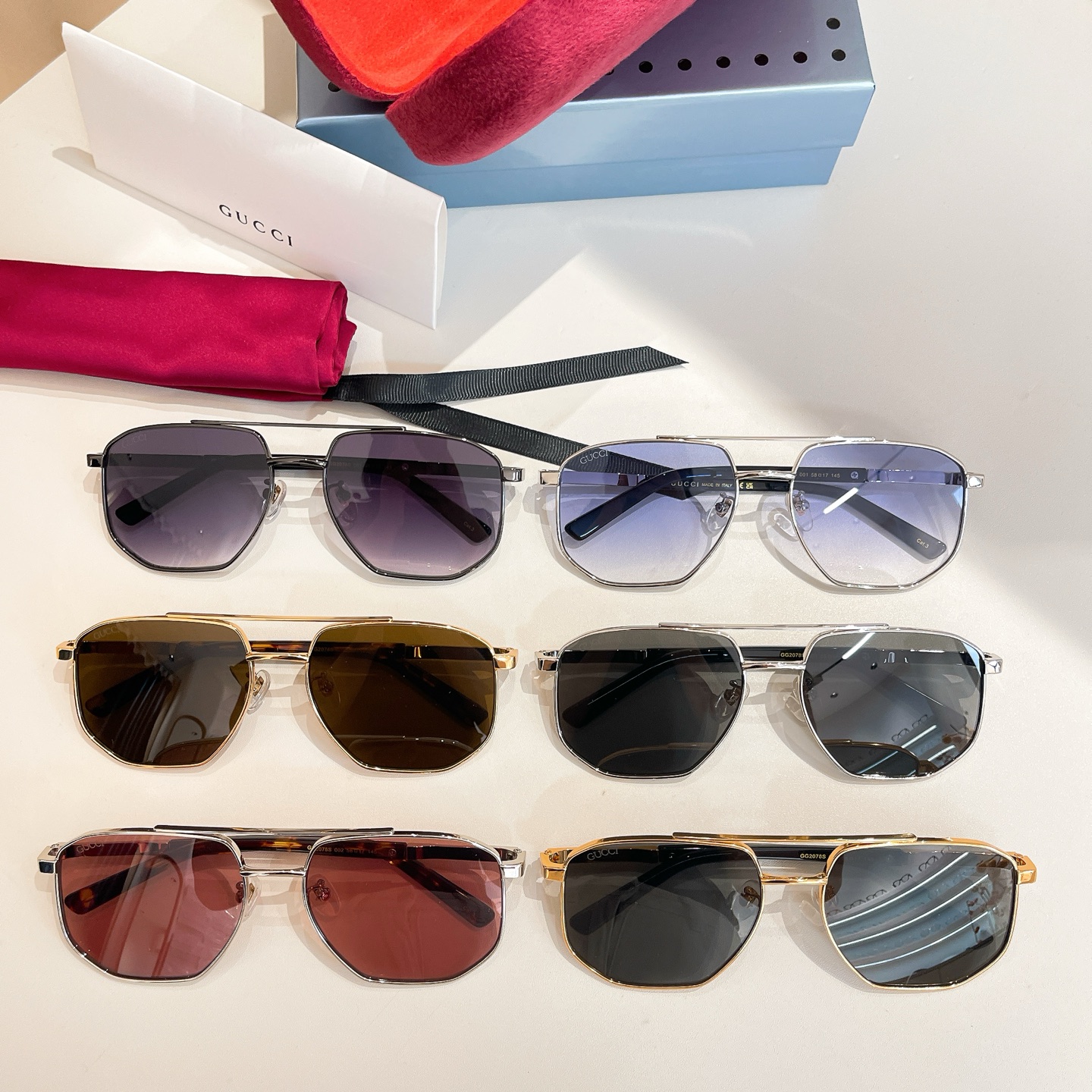 GUCC*✨✨MODEL：GG2078S✨✨✨ SIZE：58口17-145✨✨ ✨