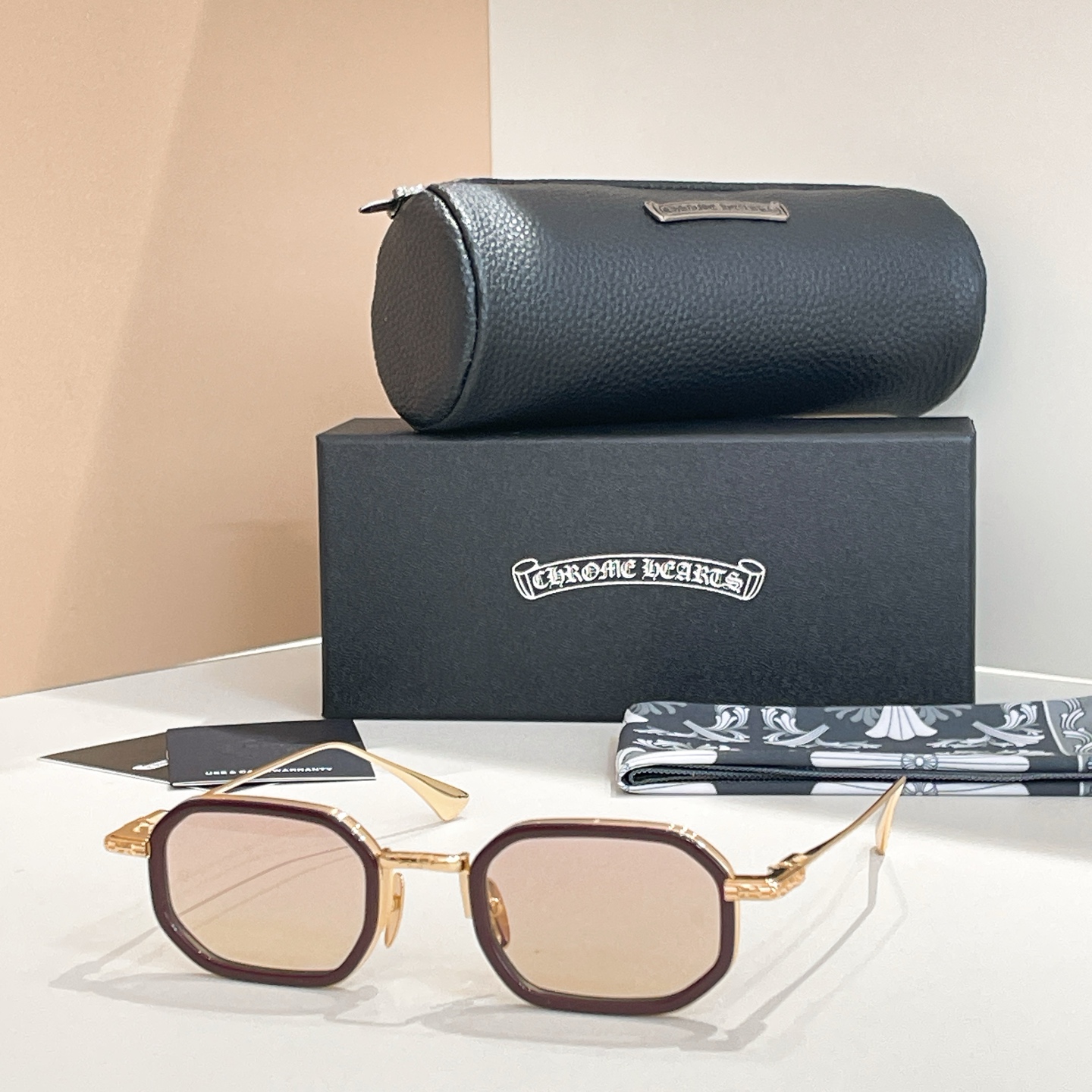 CHROME HEART*⚜️⚜️⚜️MODEL:STYLIDA⚜️⚜️⚜️SIZE: 49口24-14