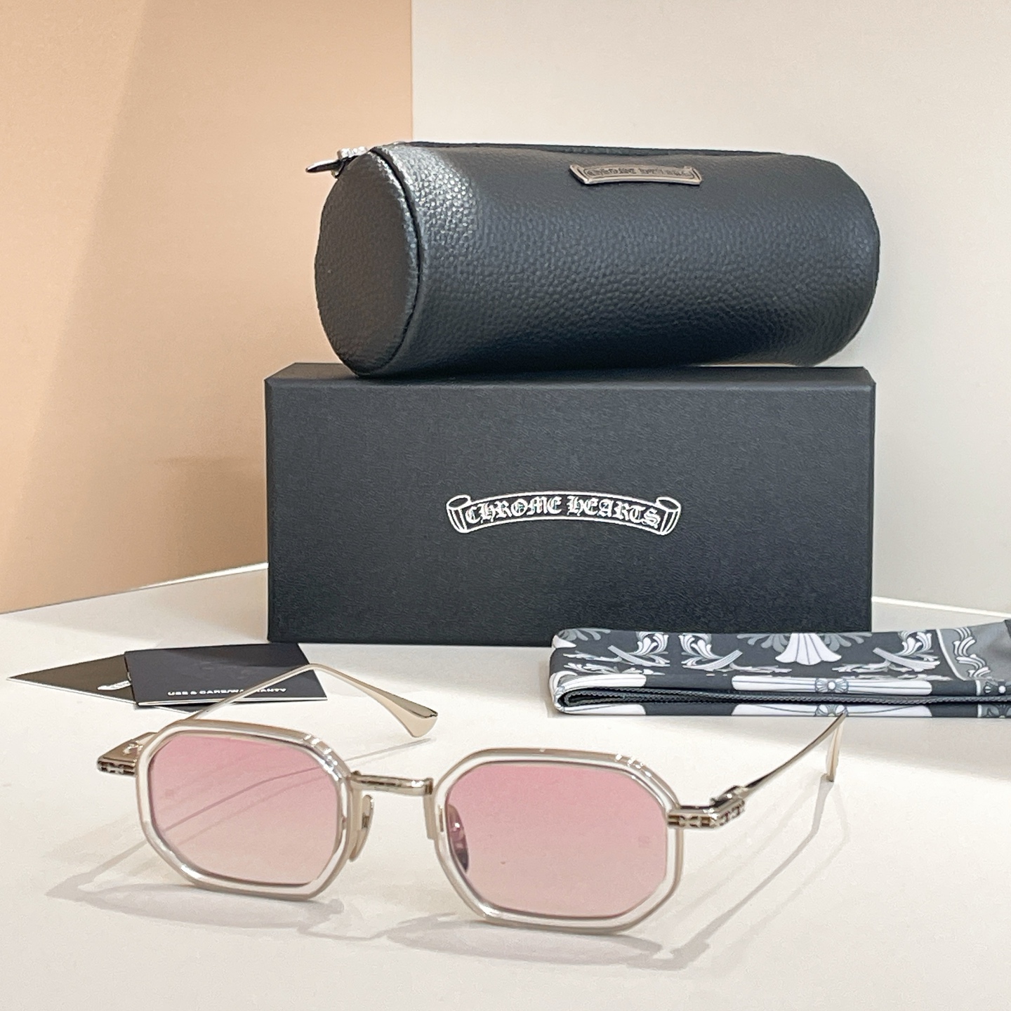 CHROME HEART*⚜️⚜️⚜️MODEL:STYLIDA⚜️⚜️⚜️SIZE: 49口24-14