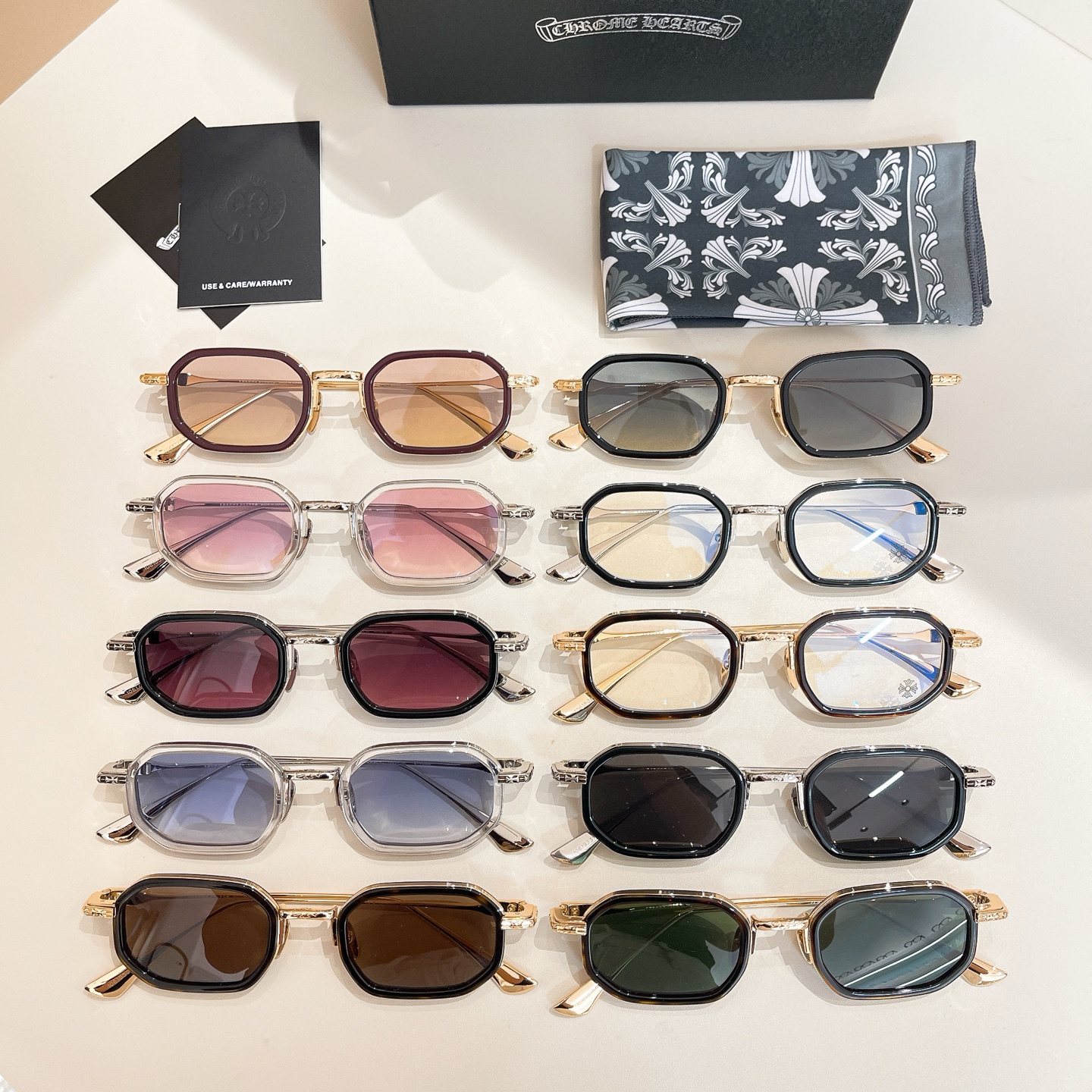 CHROME HEART*⚜️⚜️⚜️MODEL:STYLIDA⚜️⚜️⚜️SIZE: 49口24-14