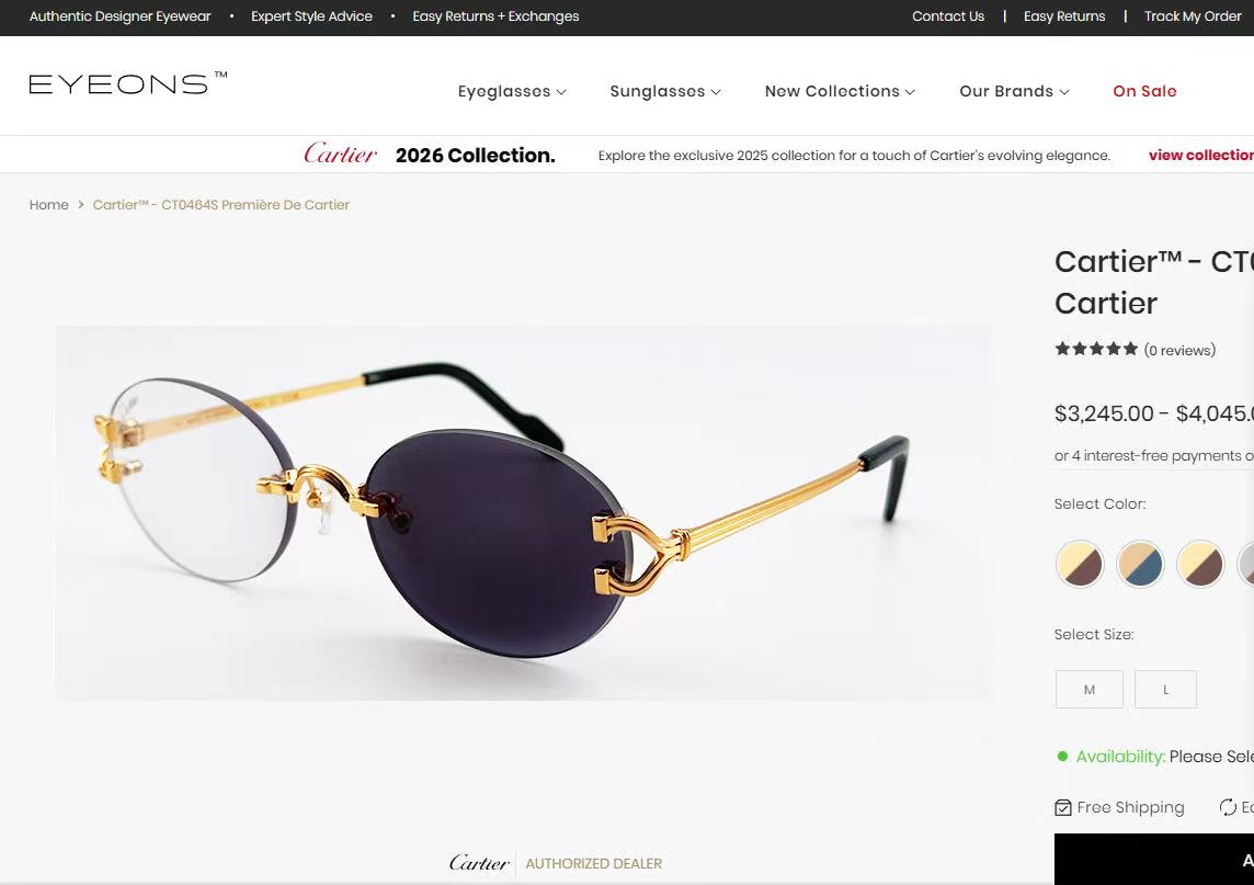 Cartie*✨✨✨MODEL：CT0765S✨✨✨SIZE: 142✨✨✨