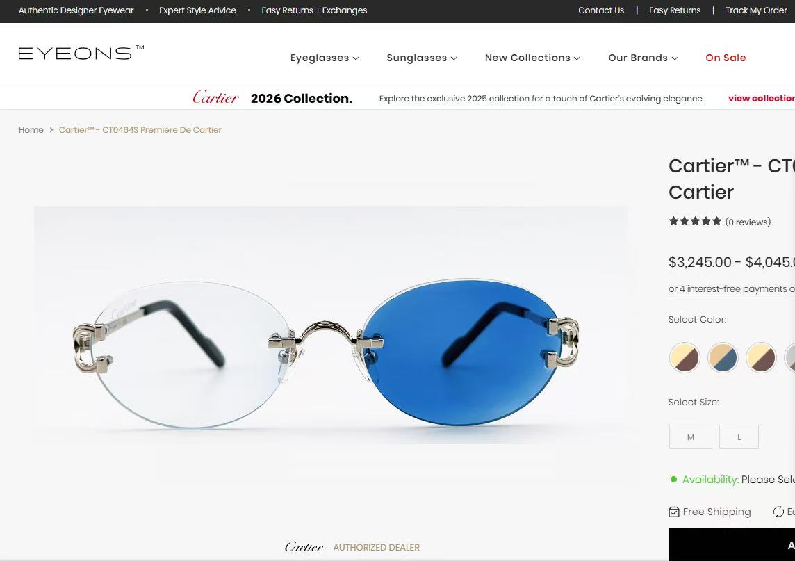 Cartie*✨✨✨MODEL：CT0765S✨✨✨SIZE: 142✨✨✨