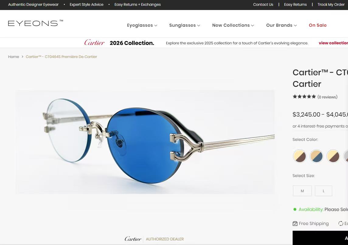 Cartie*✨✨✨MODEL：CT0765S✨✨✨SIZE: 142✨✨✨