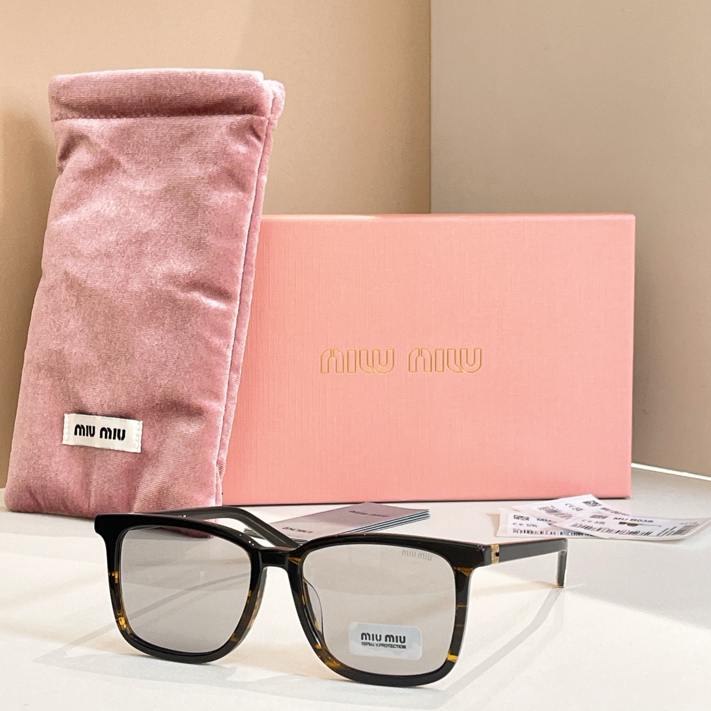 MIU MI*🎀🎀🎀MODEL:MU B03S🎀🎀🎀SIZE：53口18-145🎀🎀🎀