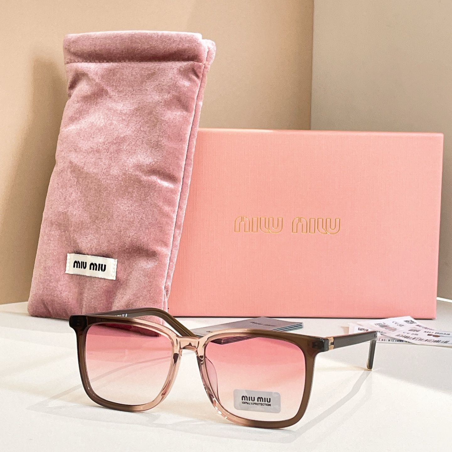 MIU MI*🎀🎀🎀MODEL:MU B03S🎀🎀🎀SIZE：53口18-145🎀🎀🎀