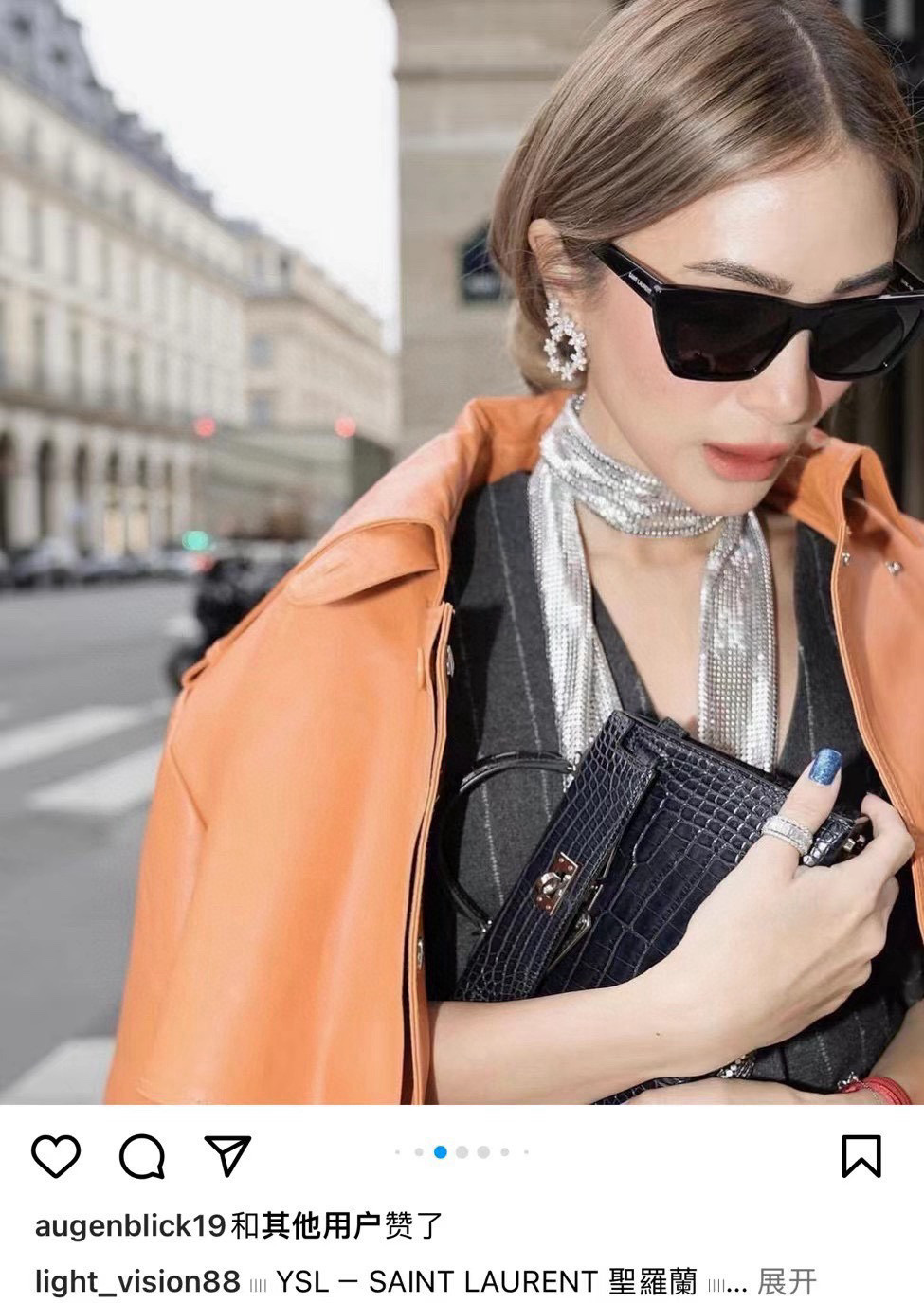 SAINT LAUREN*💫💫💫MODEL：SL276MICA💫💫💫SIZE：53口16-145💫💫💫