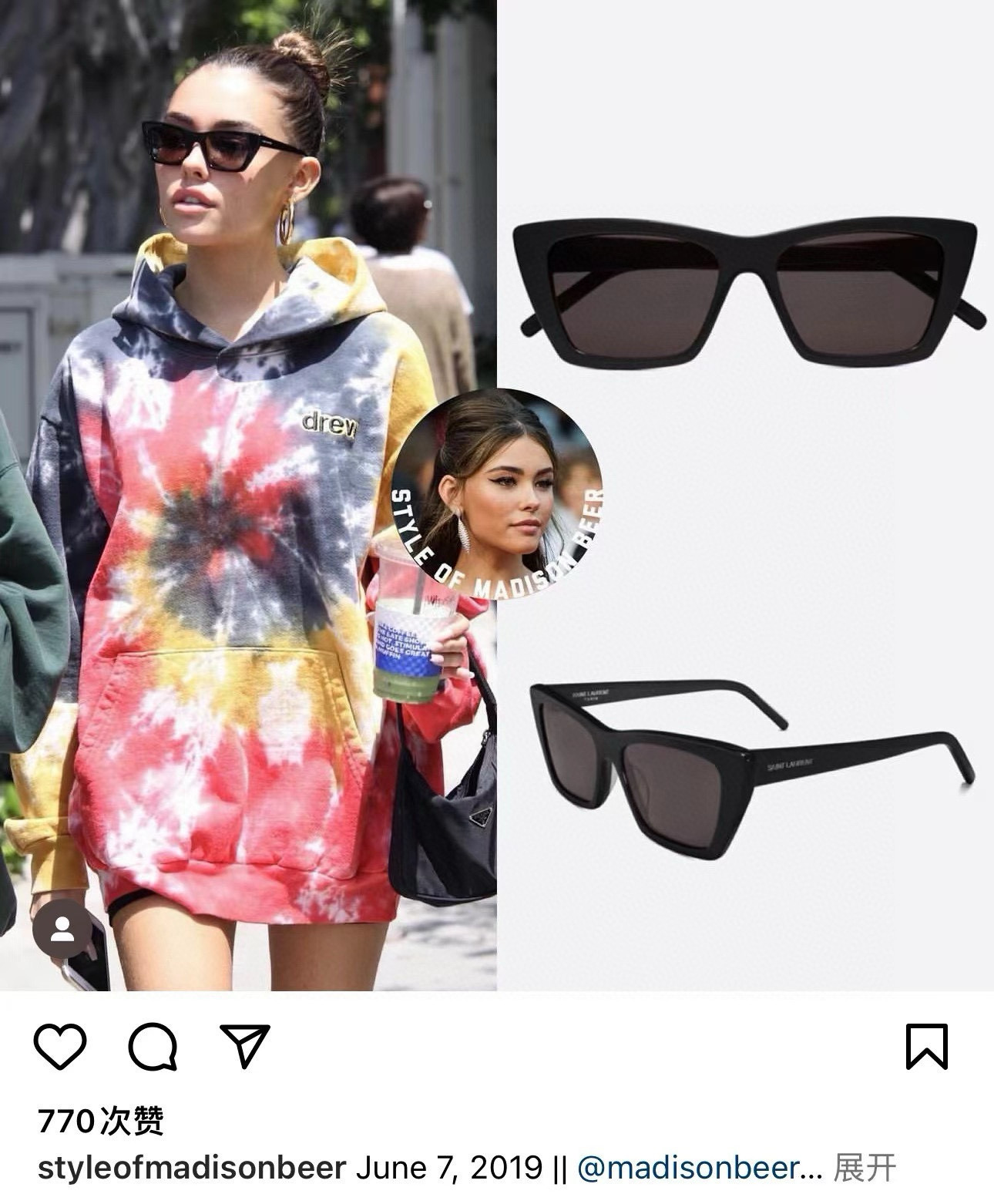 SAINT LAUREN*💫💫💫MODEL：SL276MICA💫💫💫SIZE：53口16-145💫💫💫