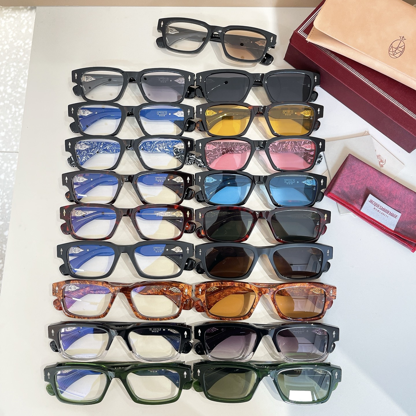 JACQUES MARIE MAG🌟🌟🌟 MODEL：KIRWIN🌟🌟🌟SIZE:54口20🌟🌟🌟配送盒子～～光学、太阳镜P260，变色片P280