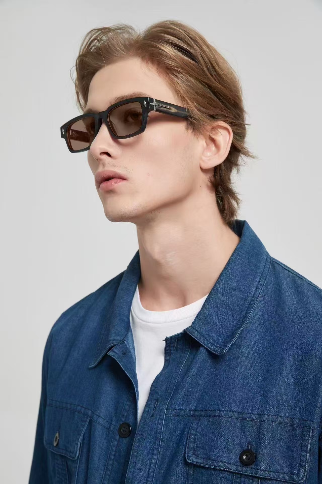 JACQUES MARIE MAG🌟🌟🌟 MODEL：KIRWIN🌟🌟🌟SIZE:54口20🌟🌟🌟配送盒子～～光学、太阳镜P260，变色片P280