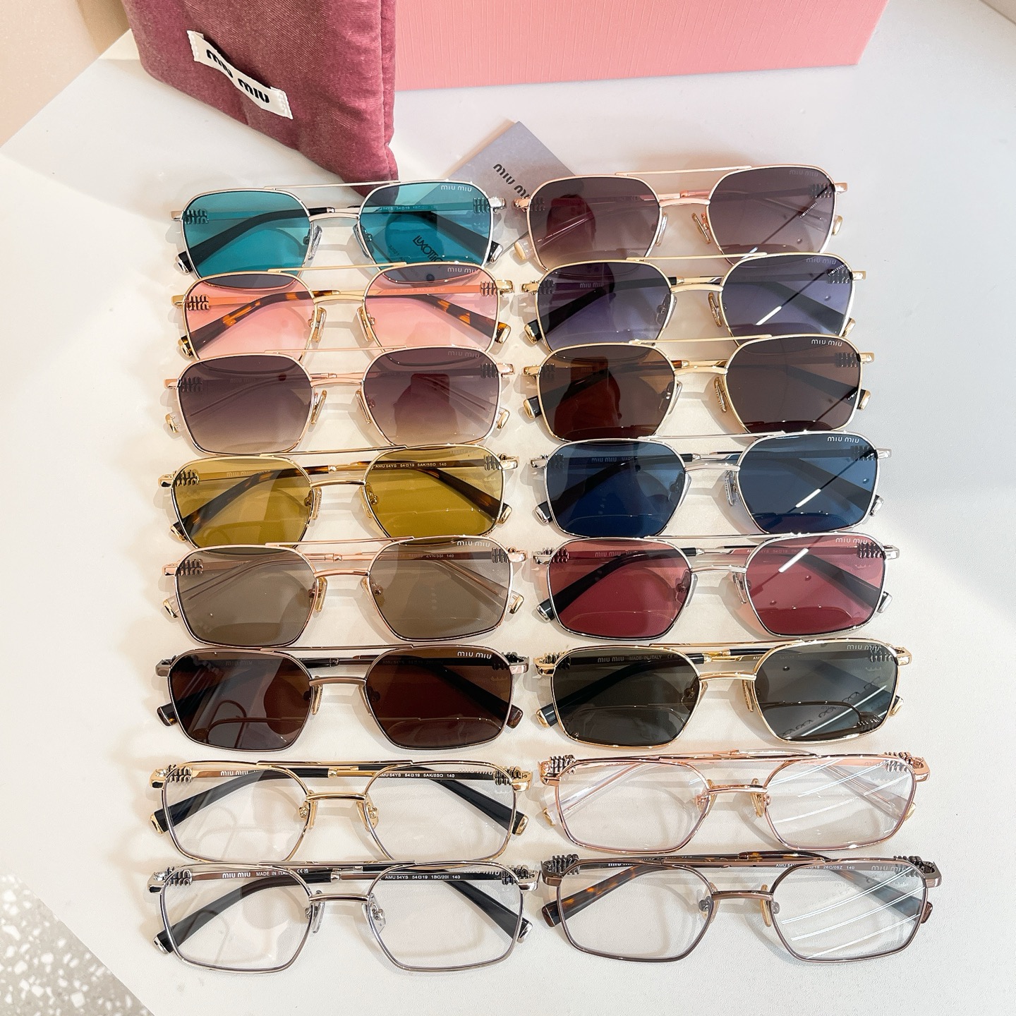 MIU MI*🎀🎀🎀MODEL:AMU 54YS🎀🎀🎀SIZE：54口19-140🎀🎀🎀P135