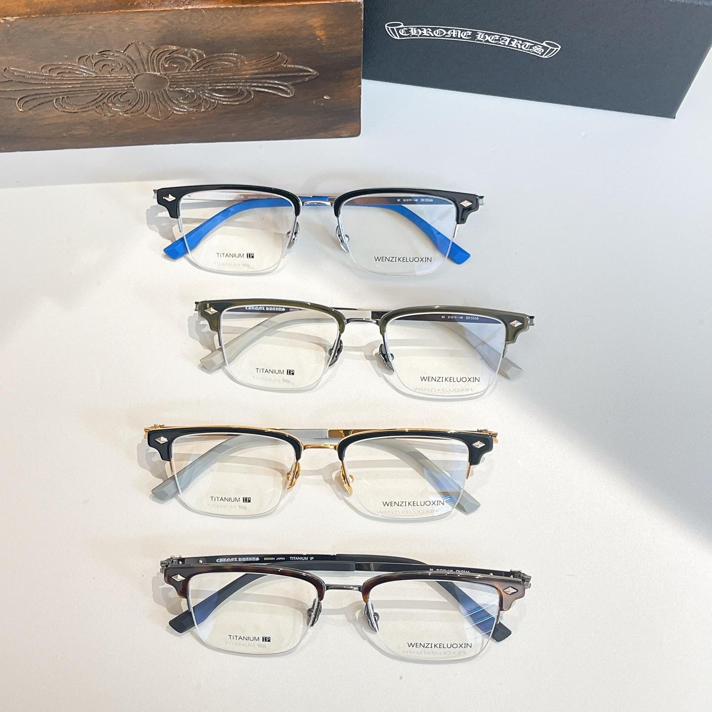 CHROME HEART*⚜️⚜️⚜️MODEL:CH5566⚜️⚜️⚜️SIZE: 51口19-148