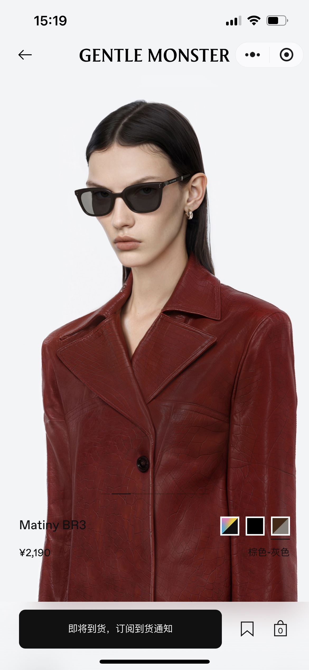 GENTLE MONSTE*🐼🐼🐼MODEL：MATINY🐼🐼🐼SIZE：52口22-133🐼🐼🐼原版开