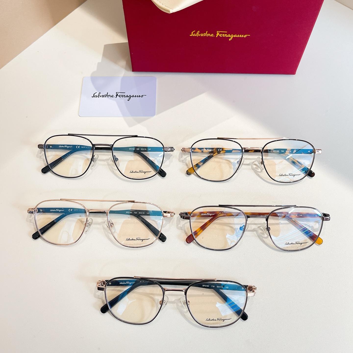 Salvatore ferragam* 菲*拉格慕 💚💚MODEL：SF2183💚💚💚SIZE：52口1