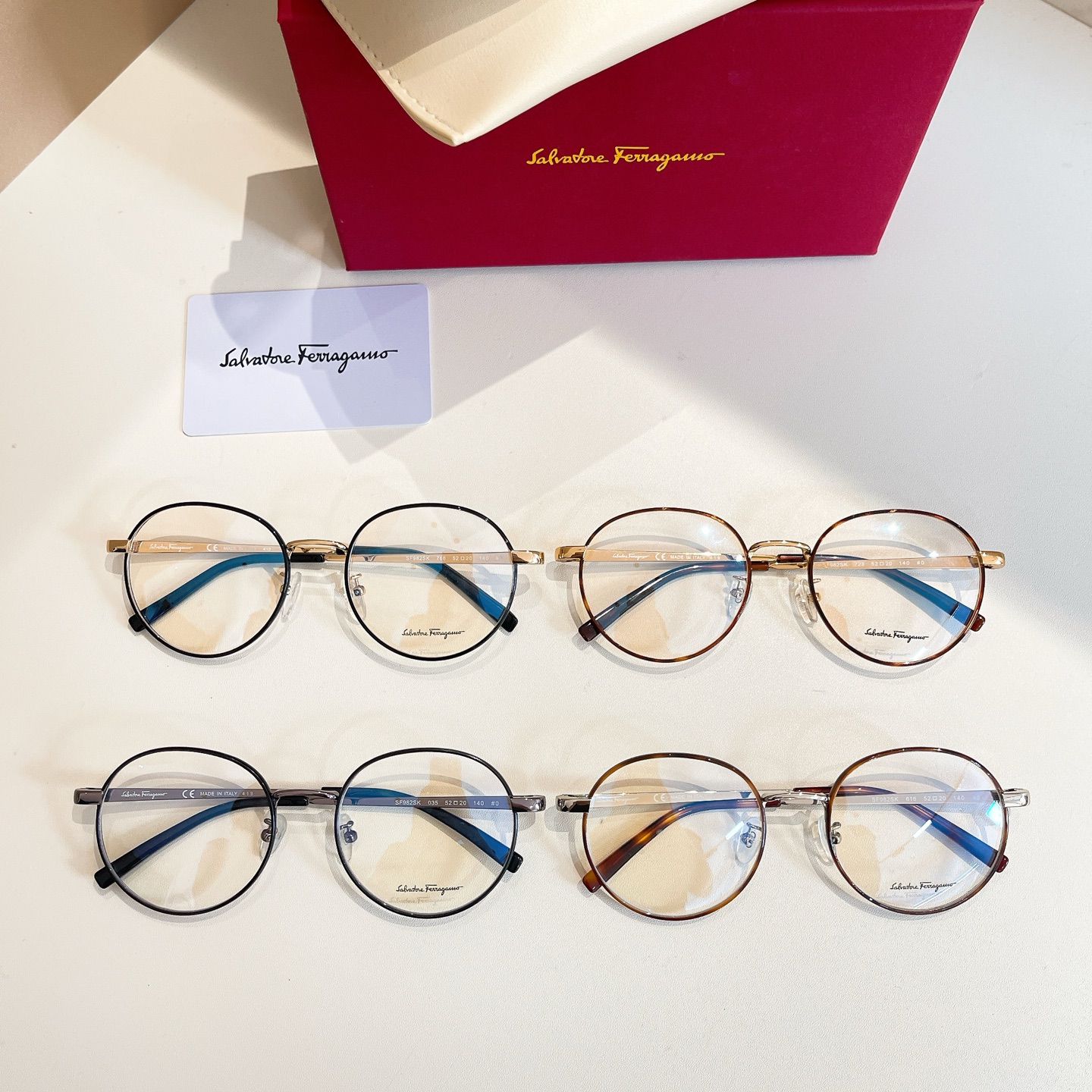 Salvatore ferragam* 菲*拉格慕 💚💚MODEL：SF982SK💚💚💚SIZE：52口