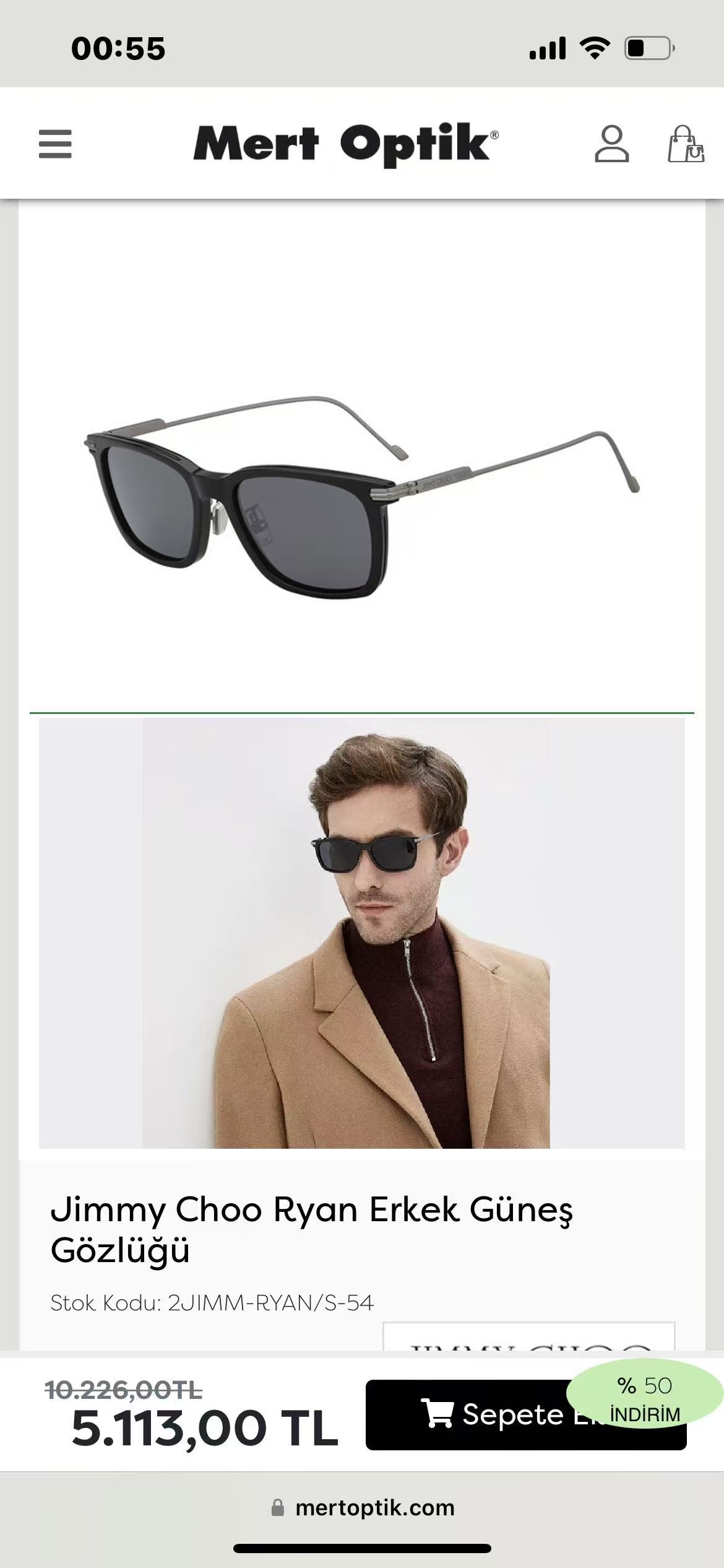 JIMMY CHOO✨✨✨MODEL：RYAN/S✨✨SIZE：54口19-150✨✨✨