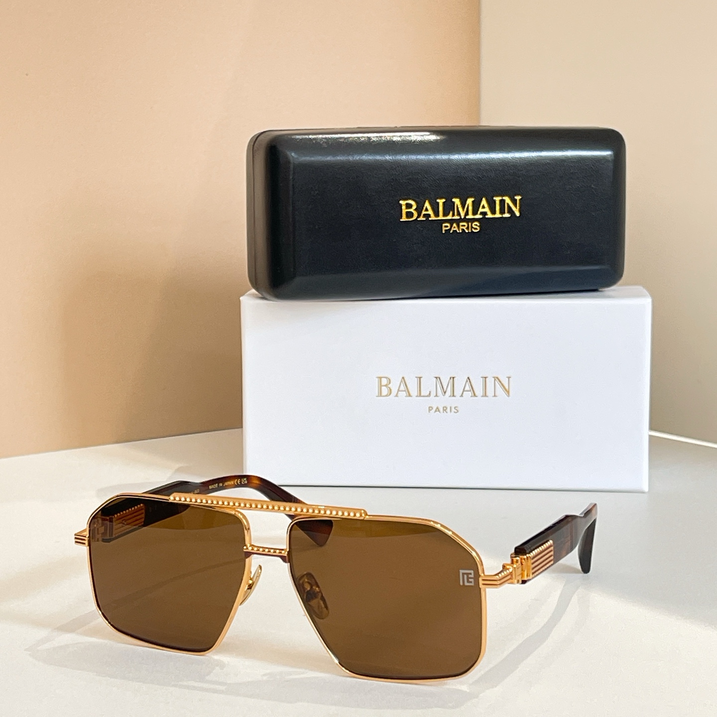 BALMAIN 巴尔曼🍁🍁🍁MODEL：Soldier/C-159A-42//BLK-GLD🍁🍁🍁SIZ
